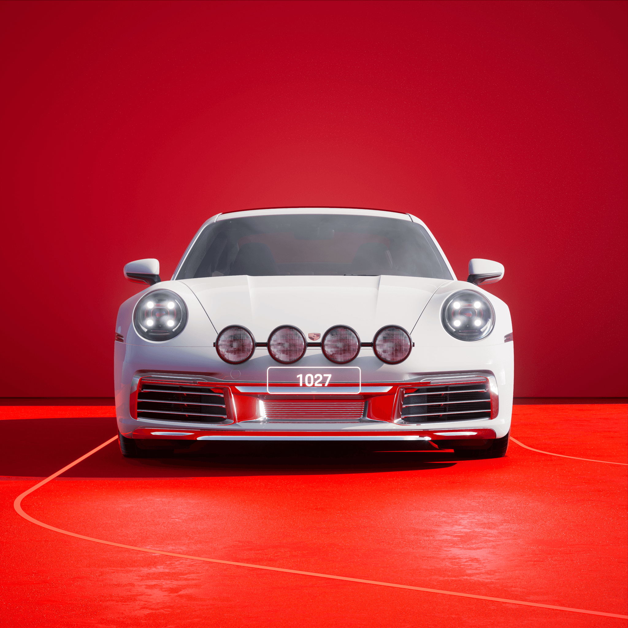 The PORSCHΞ 911 1027 image in phase