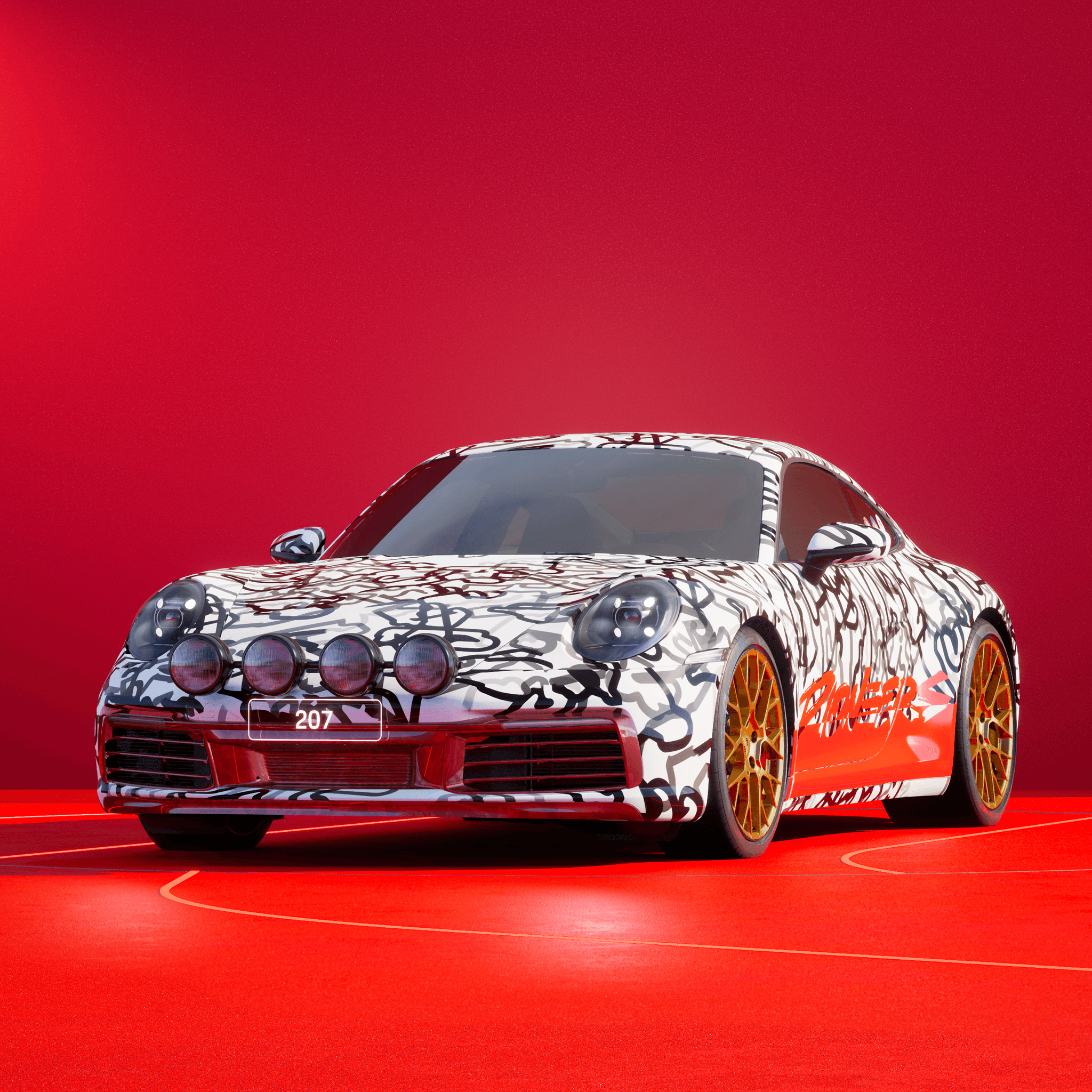 The PORSCHΞ 911 207 image in phase