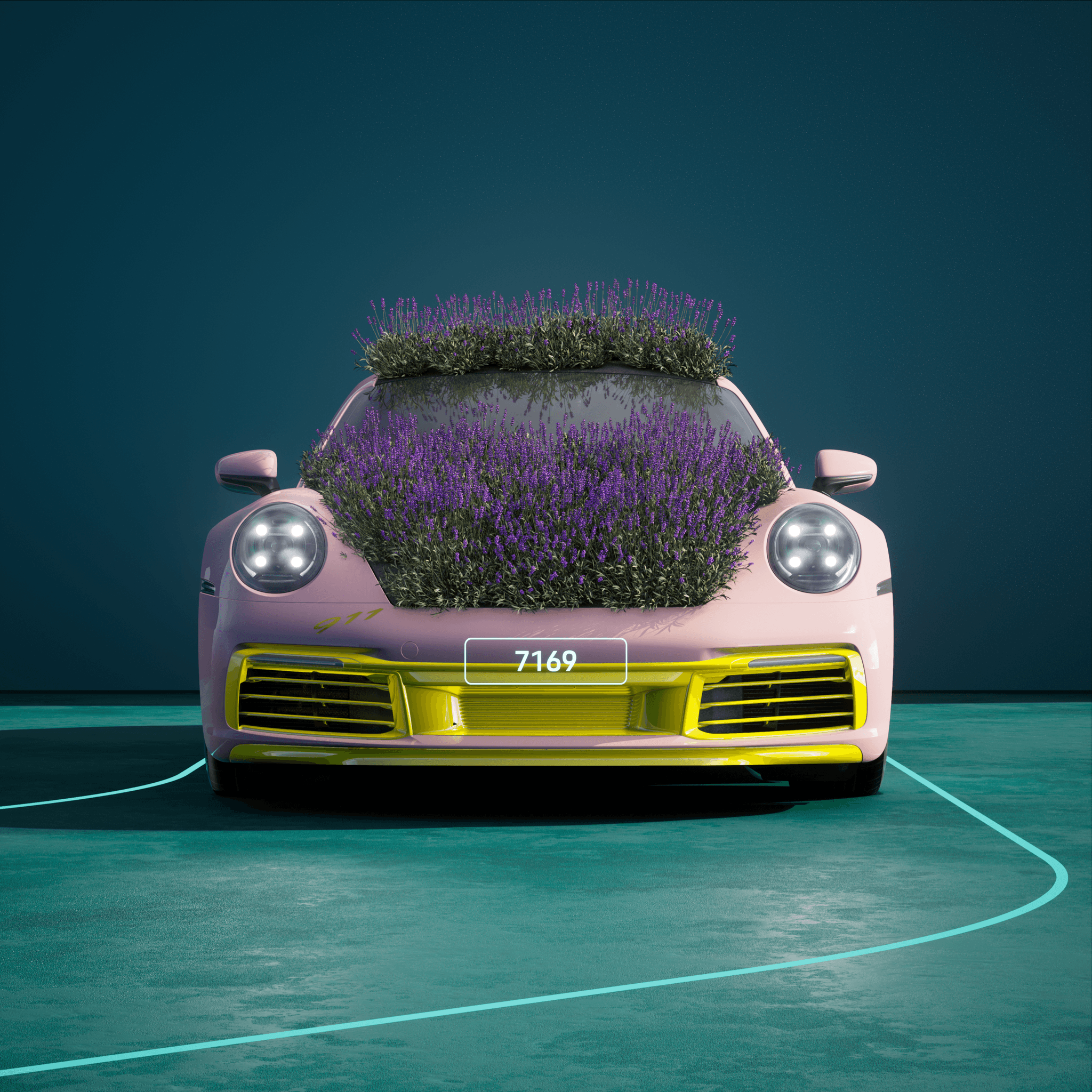 The PORSCHΞ 911 7169 image in phase