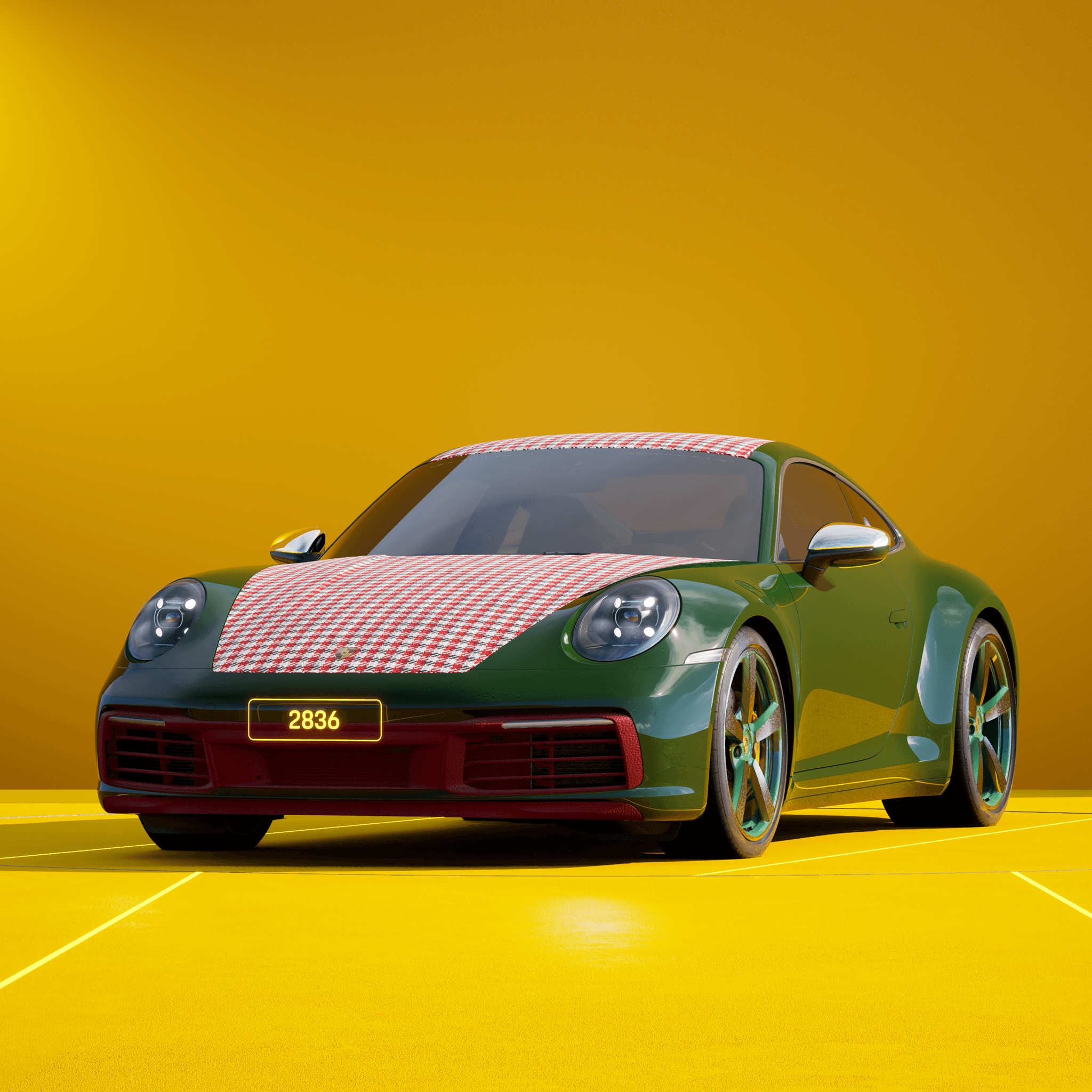 The PORSCHΞ 911 2836 image in phase