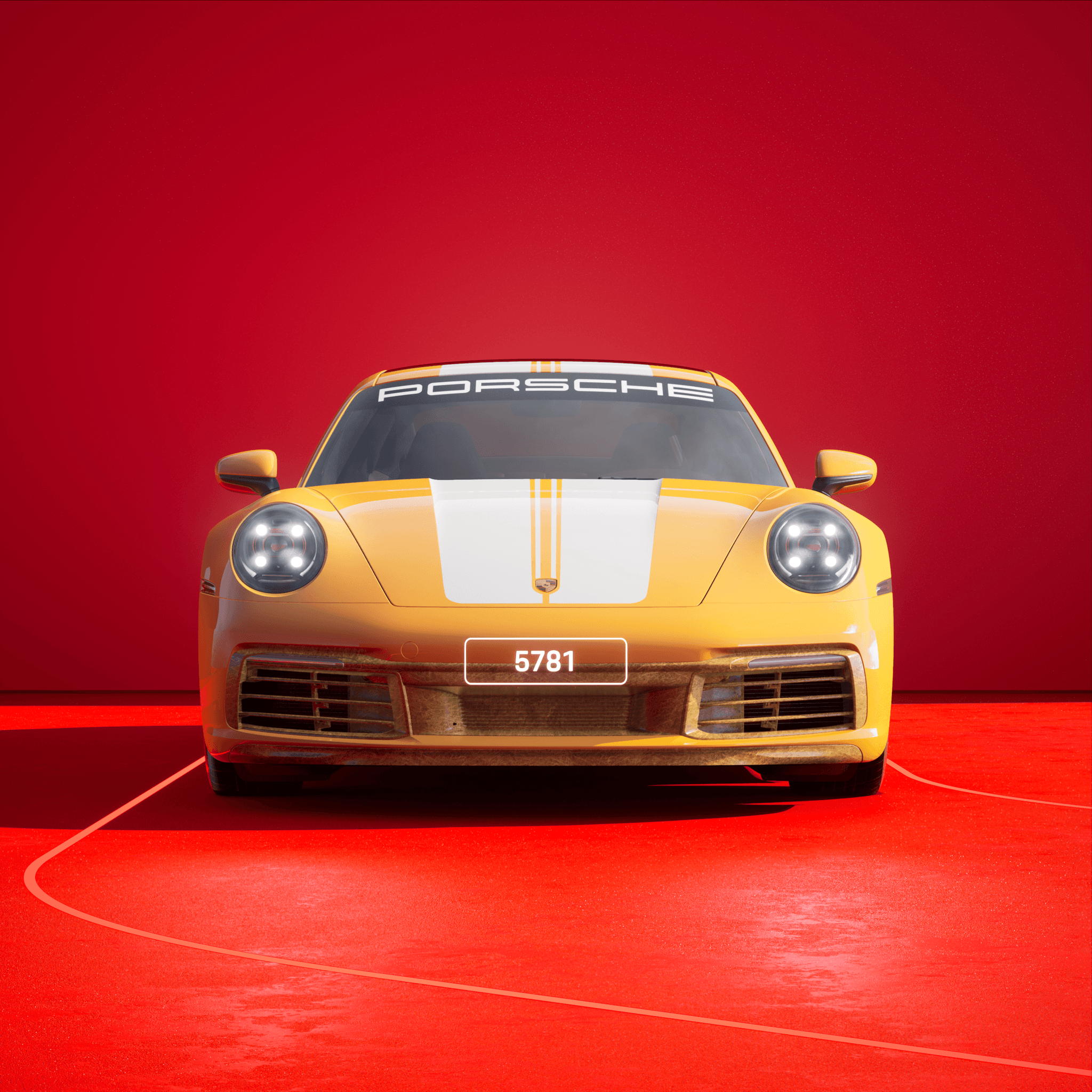 The PORSCHΞ 911 5781 image in phase