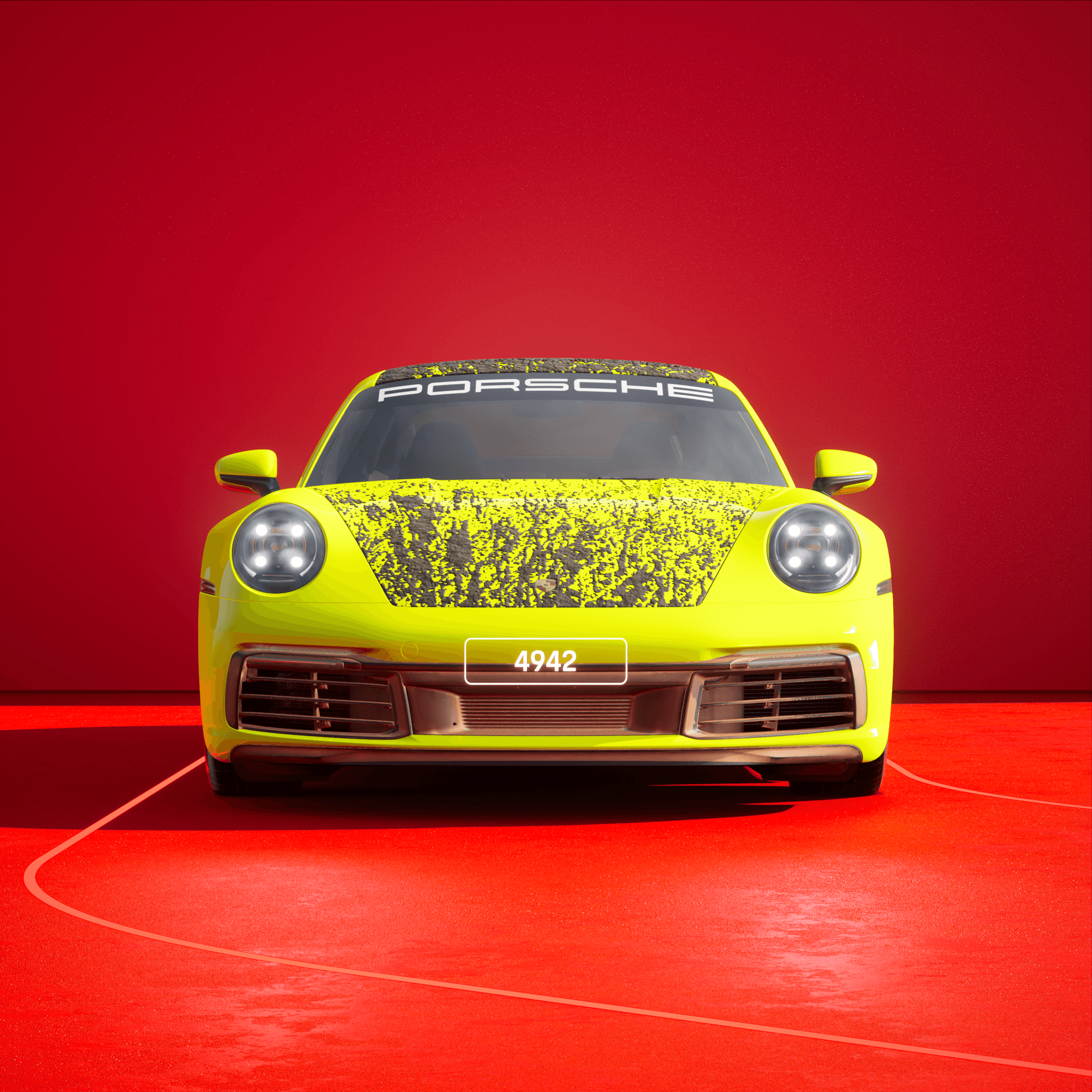 The PORSCHΞ 911 4942 image in phase