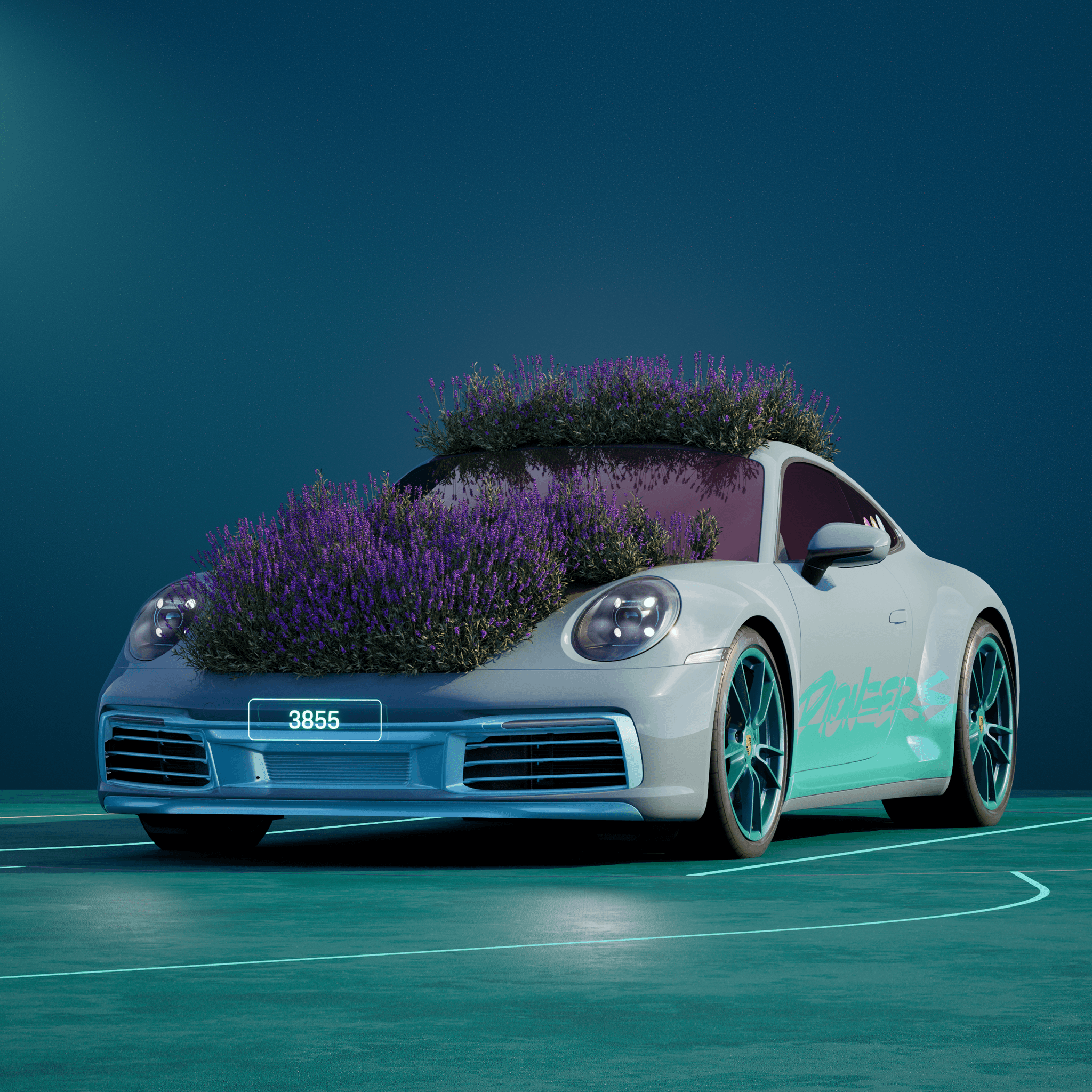 The PORSCHΞ 911 3855 image in phase