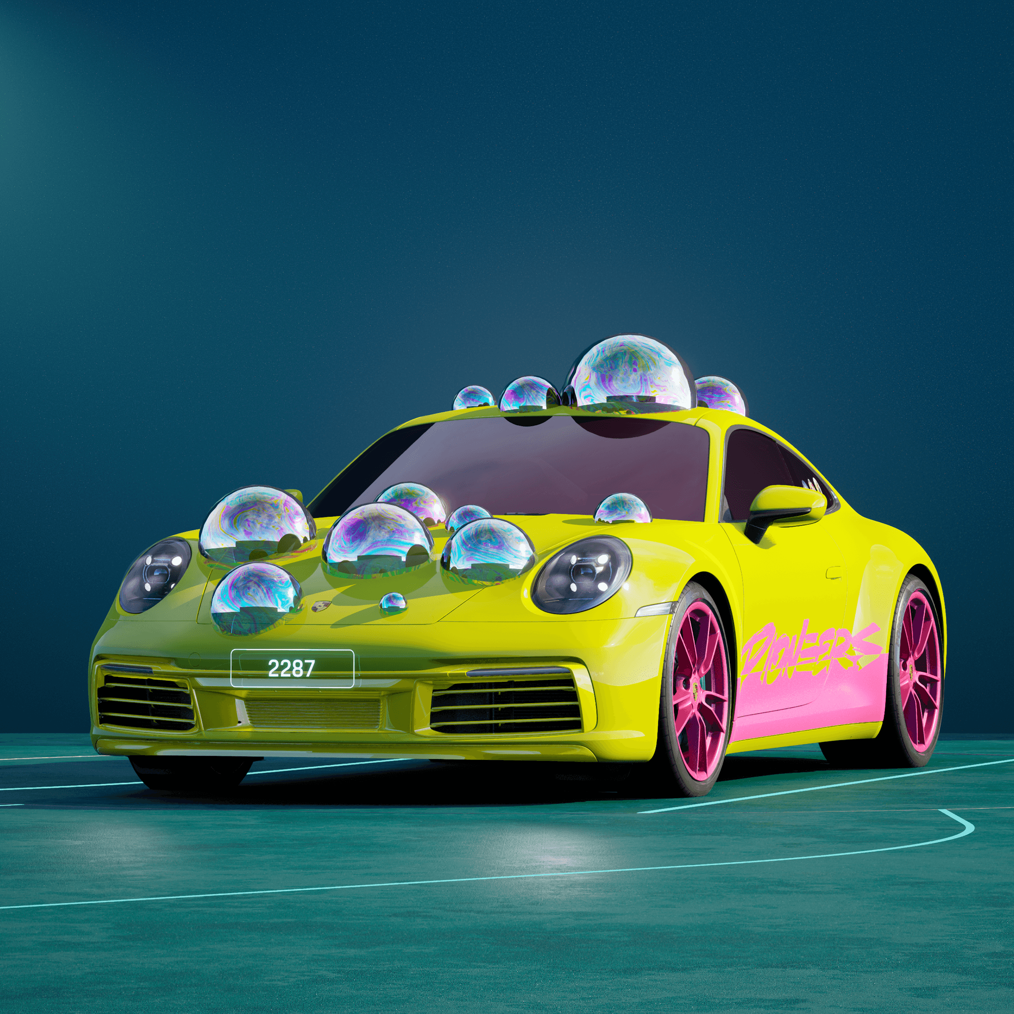 The PORSCHΞ 911 2287 image in phase