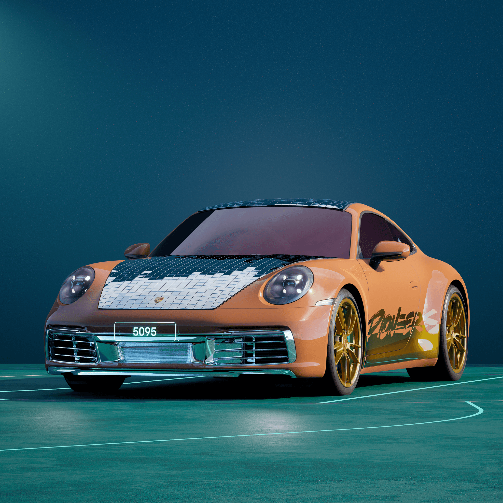 The PORSCHΞ 911 5095 image in phase