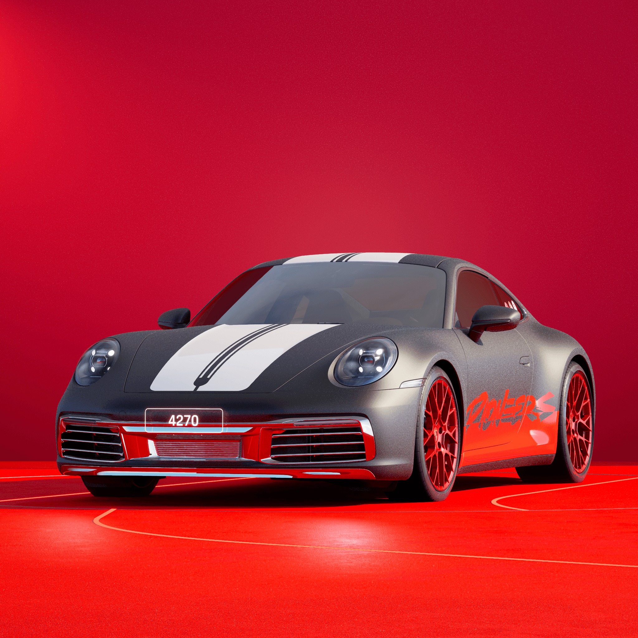 The PORSCHΞ 911 4270 image in phase