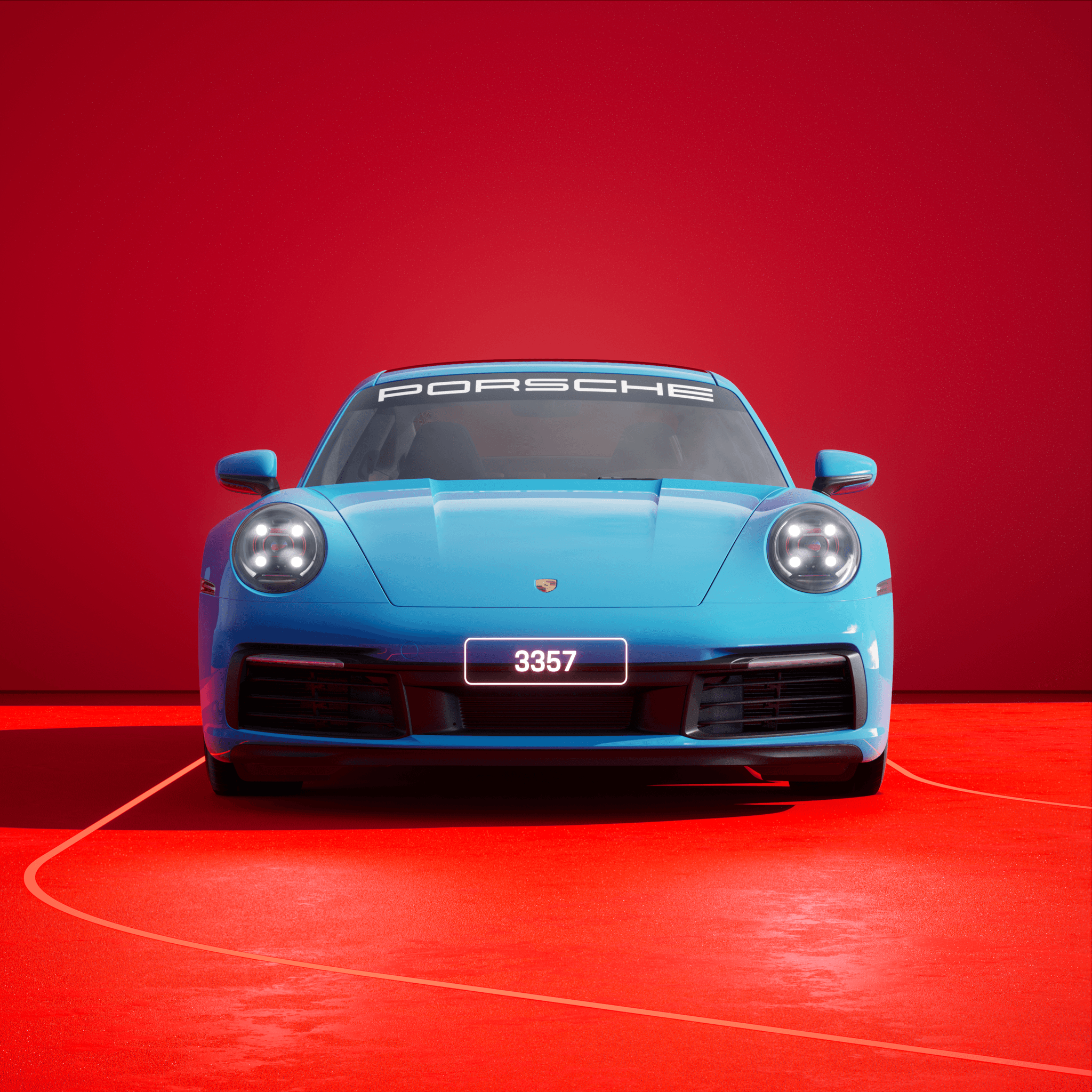 The PORSCHΞ 911 3357 image in phase