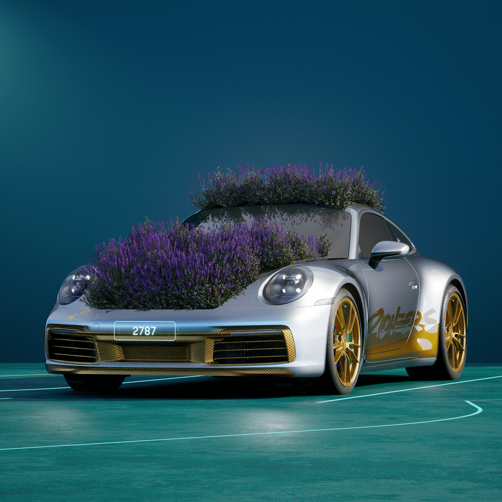 The PORSCHΞ 911 2787 image in phase