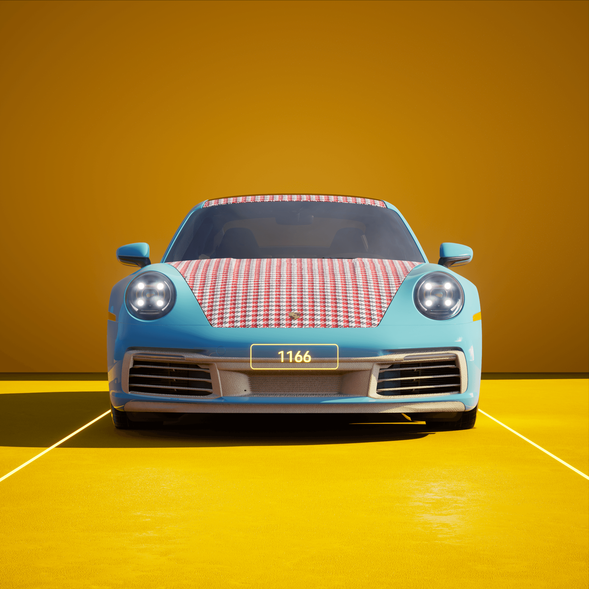The PORSCHΞ 911 1166 image in phase
