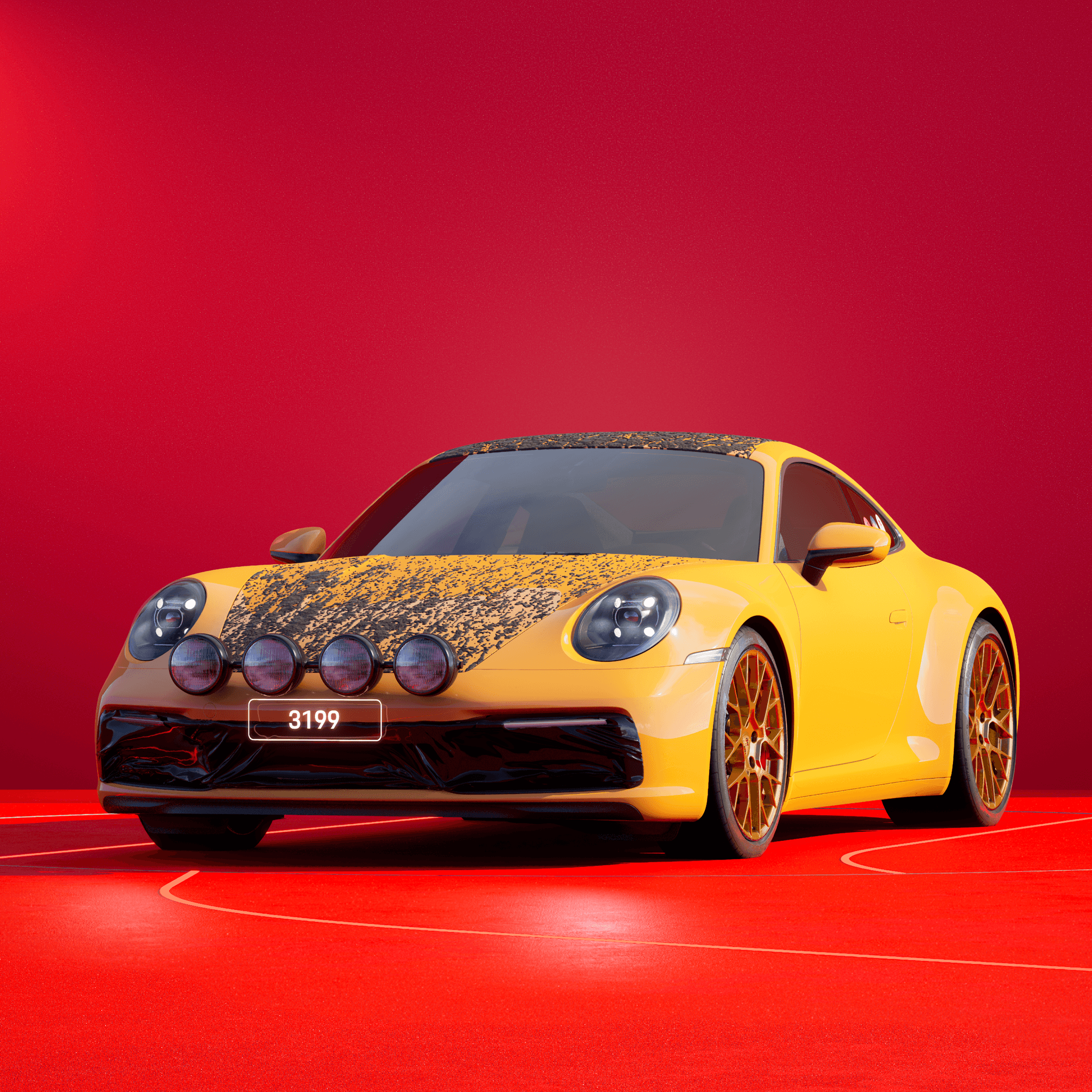 The PORSCHΞ 911 3199 image in phase
