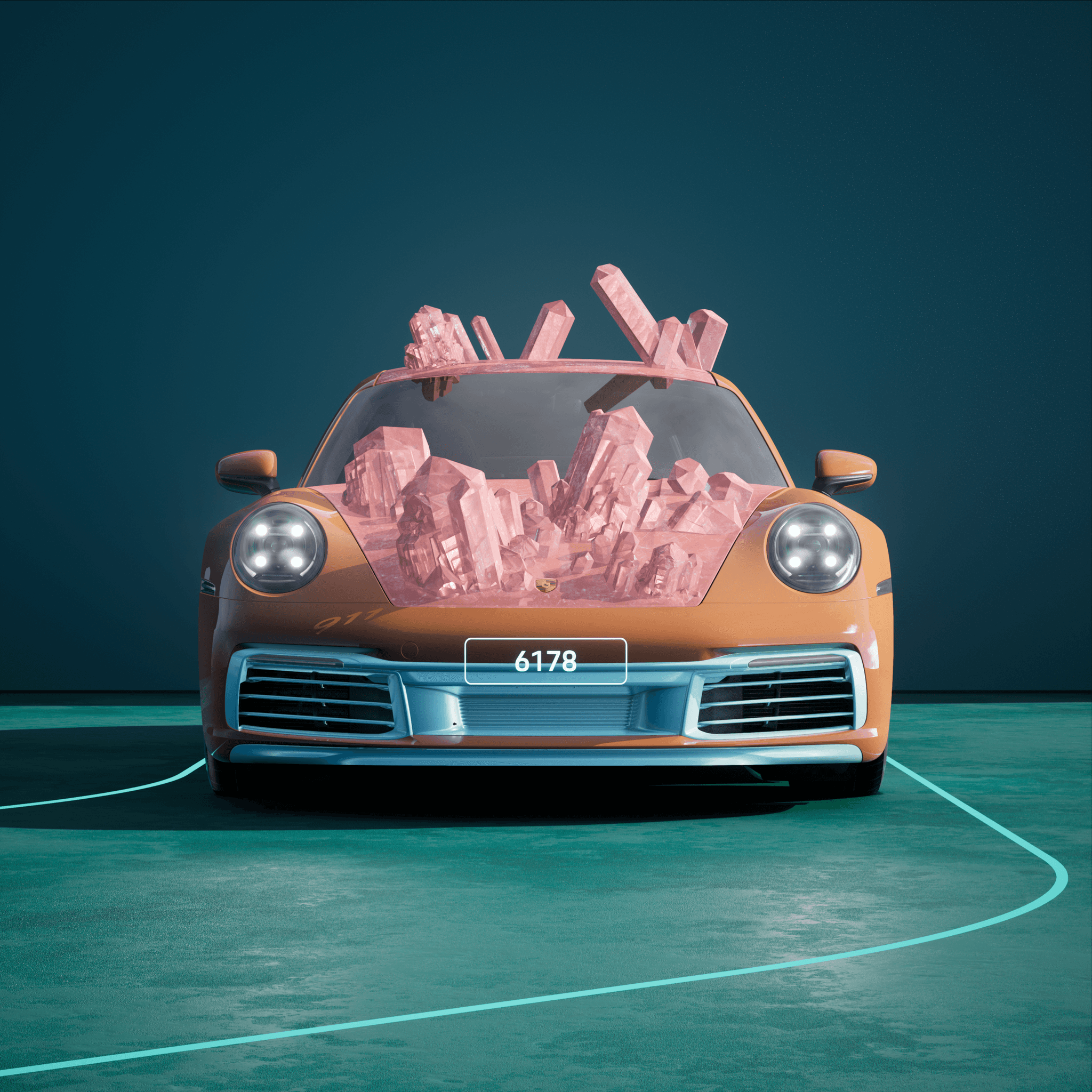The PORSCHΞ 911 6178 image in phase