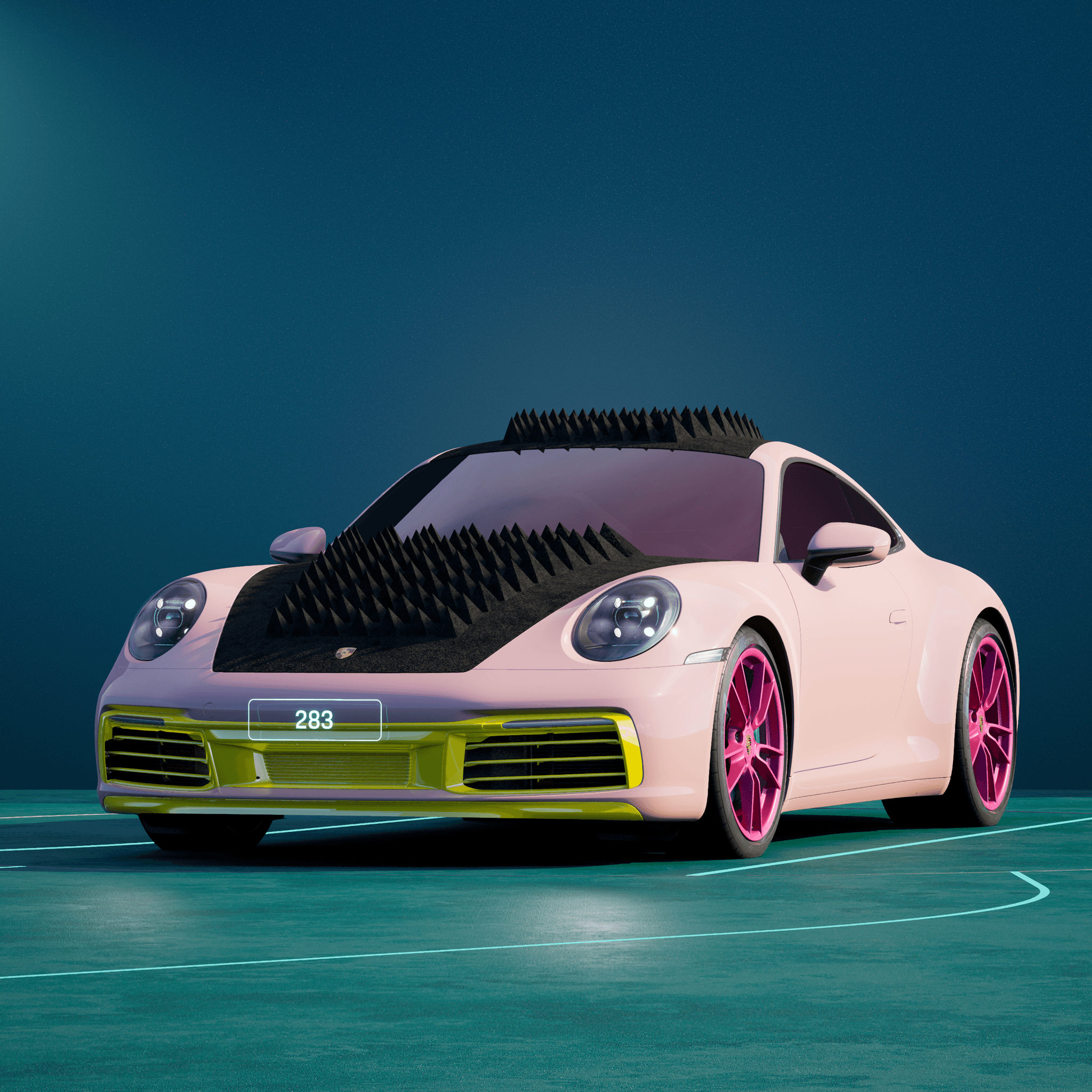 The PORSCHΞ 911 283 image in phase