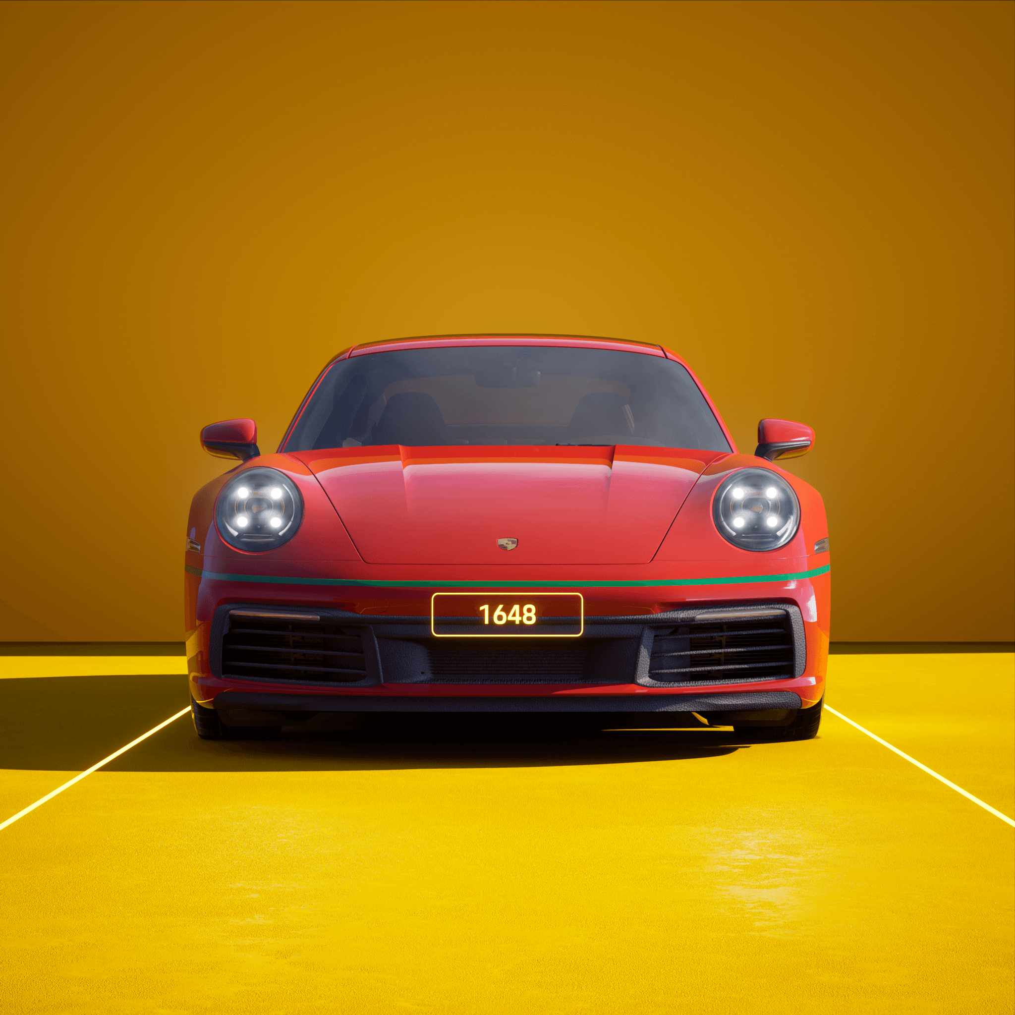 The PORSCHΞ 911 1648 image in phase