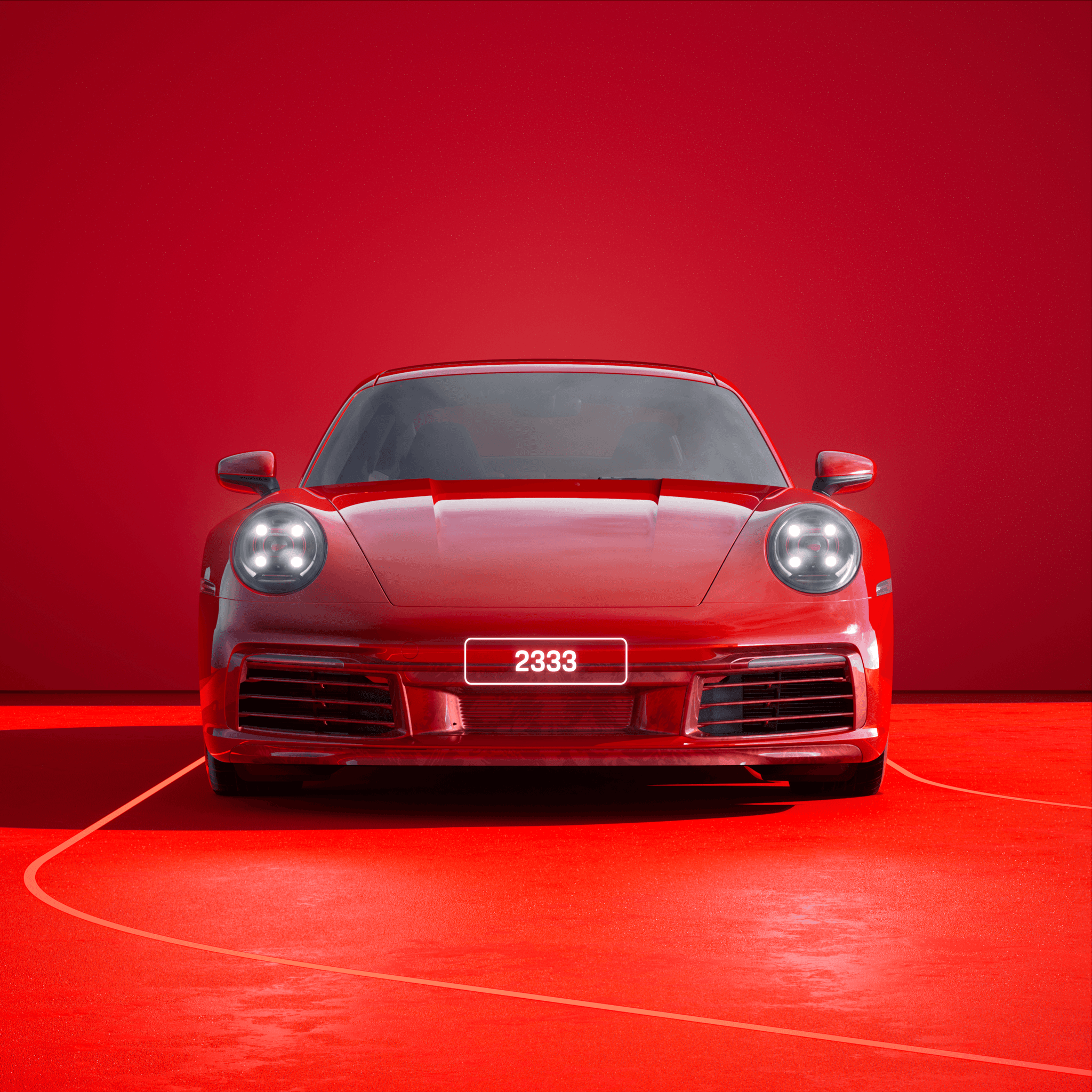 The PORSCHΞ 911 2333 image in phase