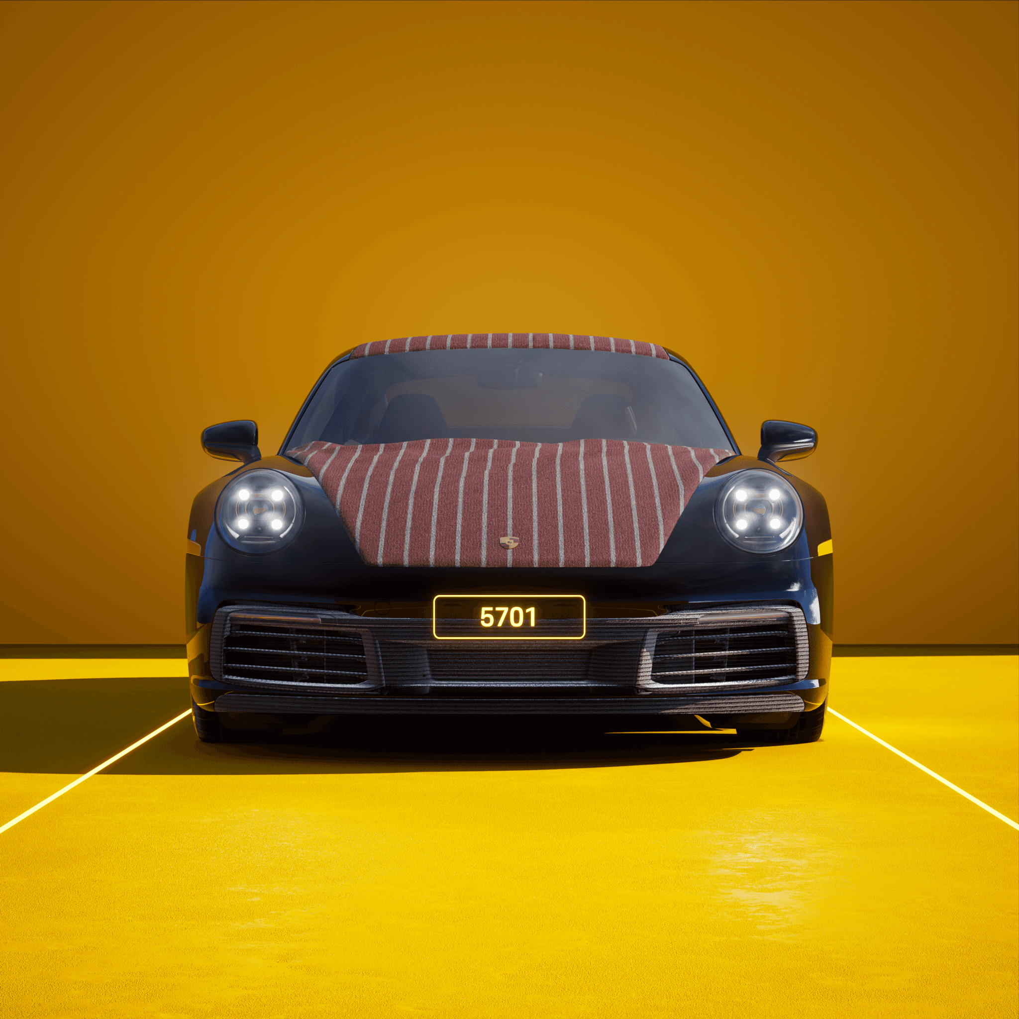 The PORSCHΞ 911 5701 image in phase