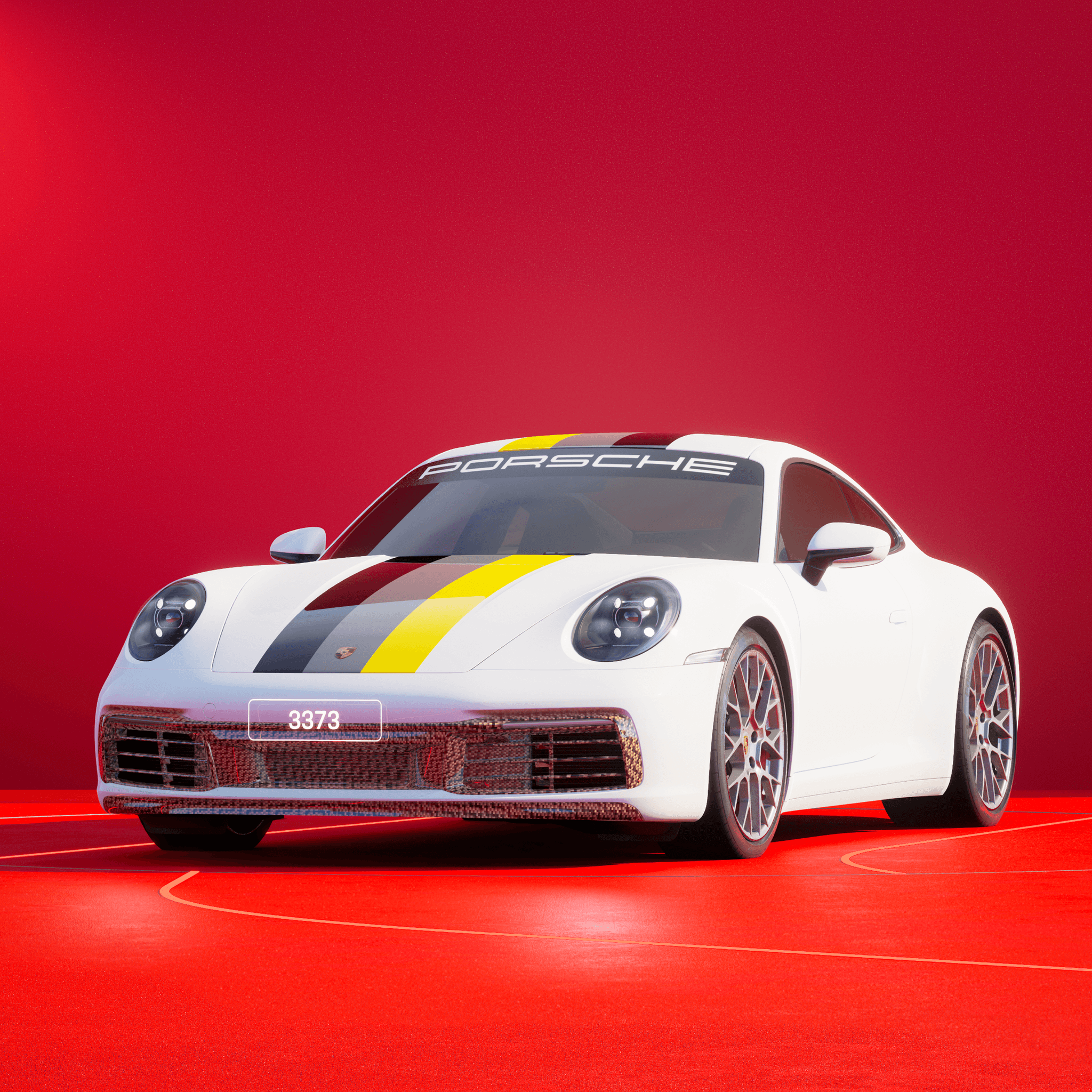 The PORSCHΞ 911 3373 image in phase
