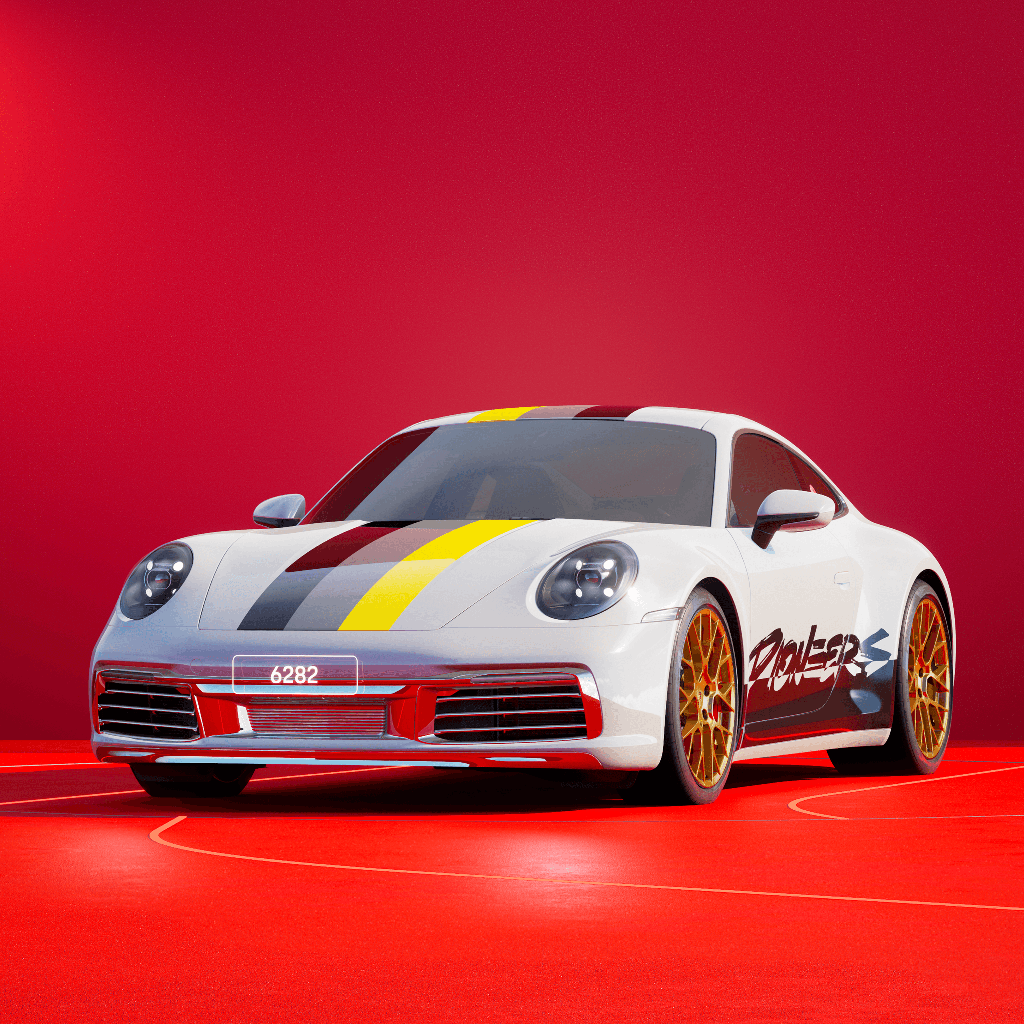The PORSCHΞ 911 6282 image in phase