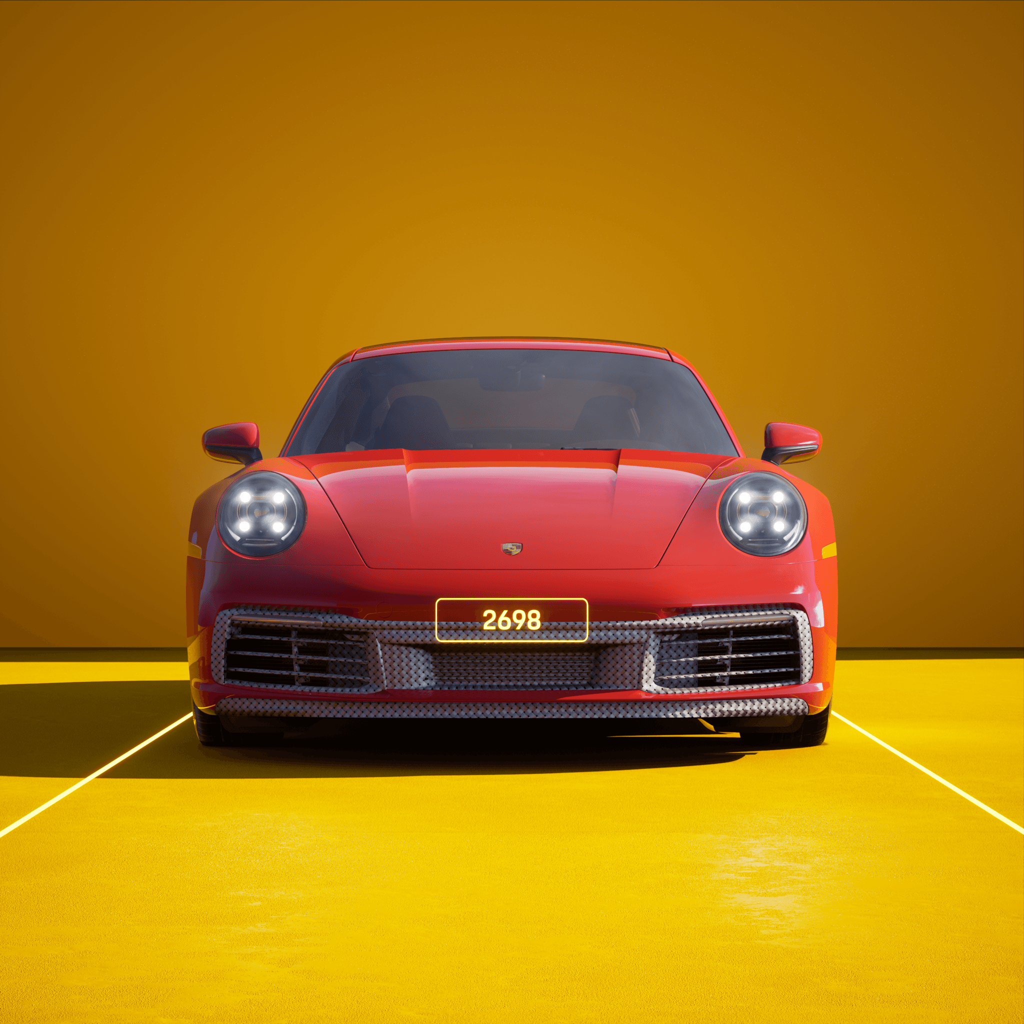 The PORSCHΞ 911 2698 image in phase
