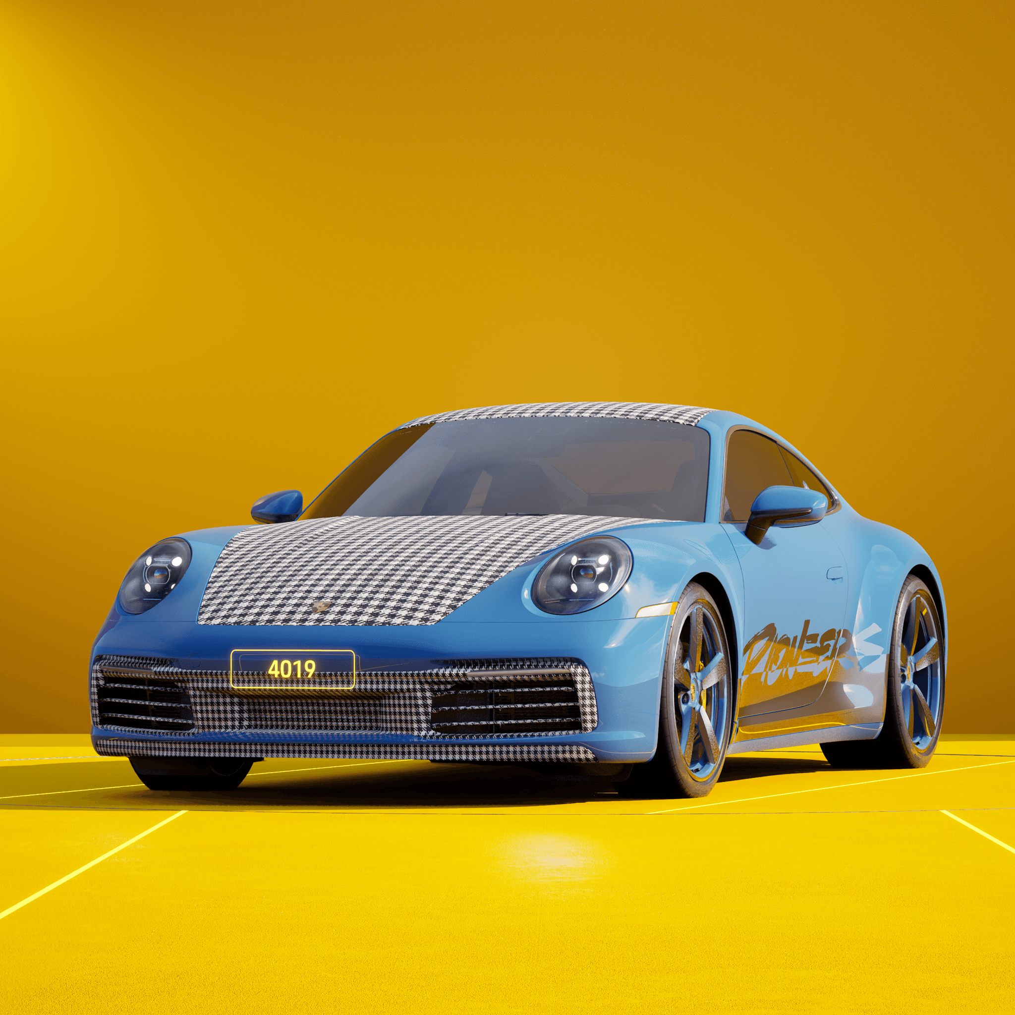 The PORSCHΞ 911 4019 image in phase