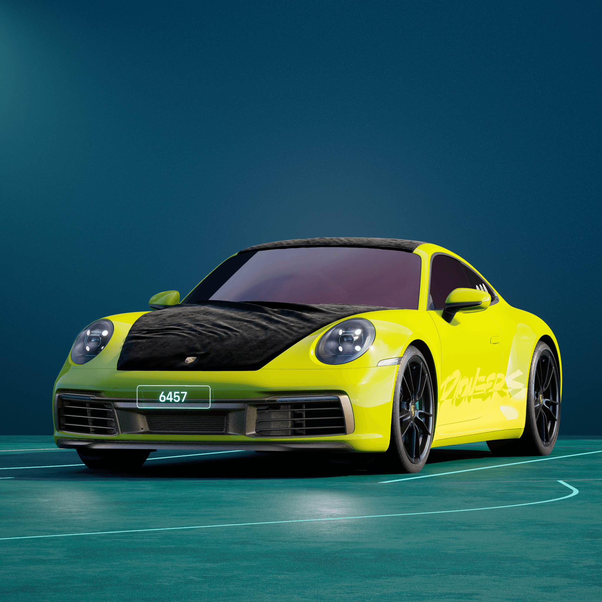 The PORSCHΞ 911 6457 image in phase