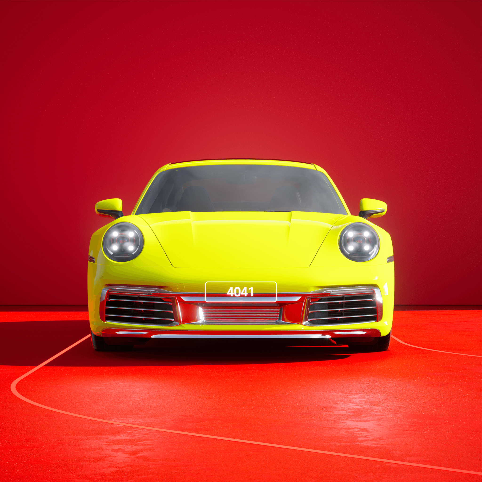 The PORSCHΞ 911 4041 image in phase