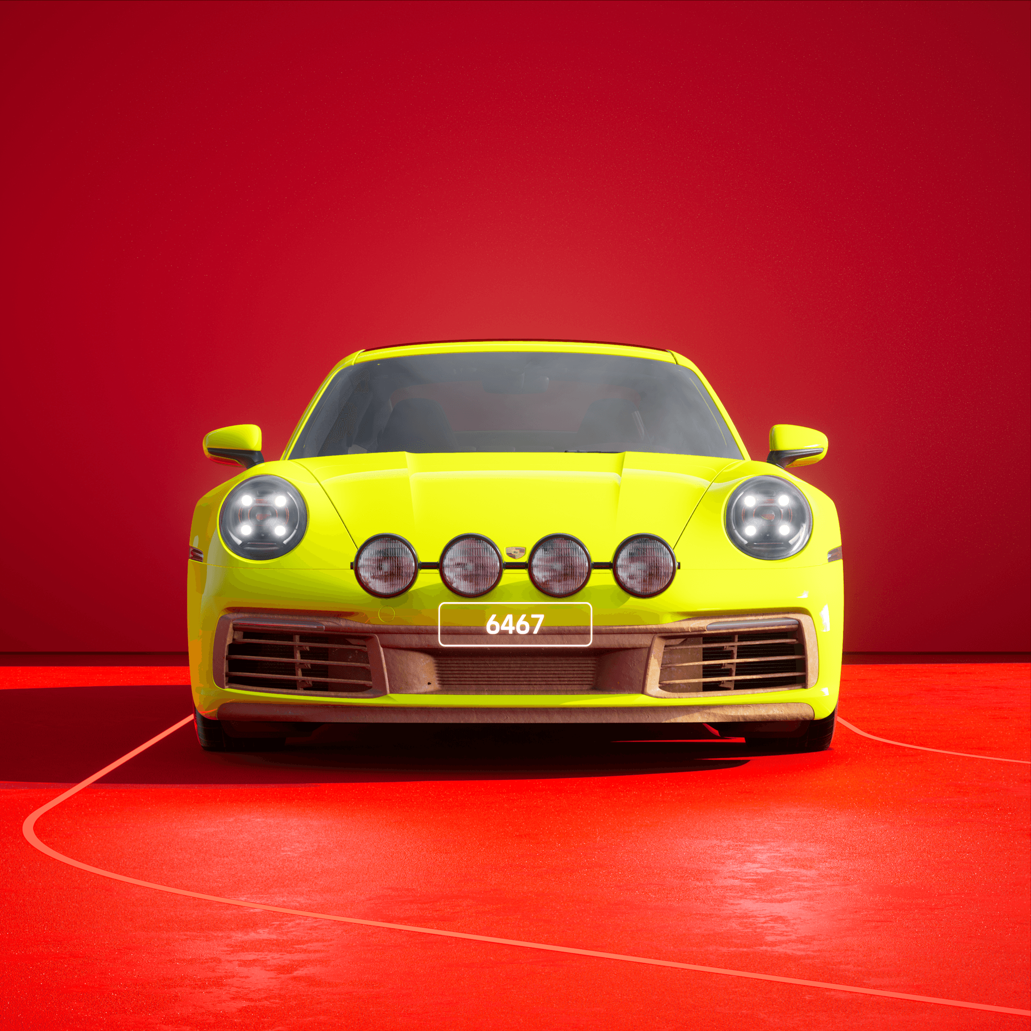 The PORSCHΞ 911 6467 image in phase