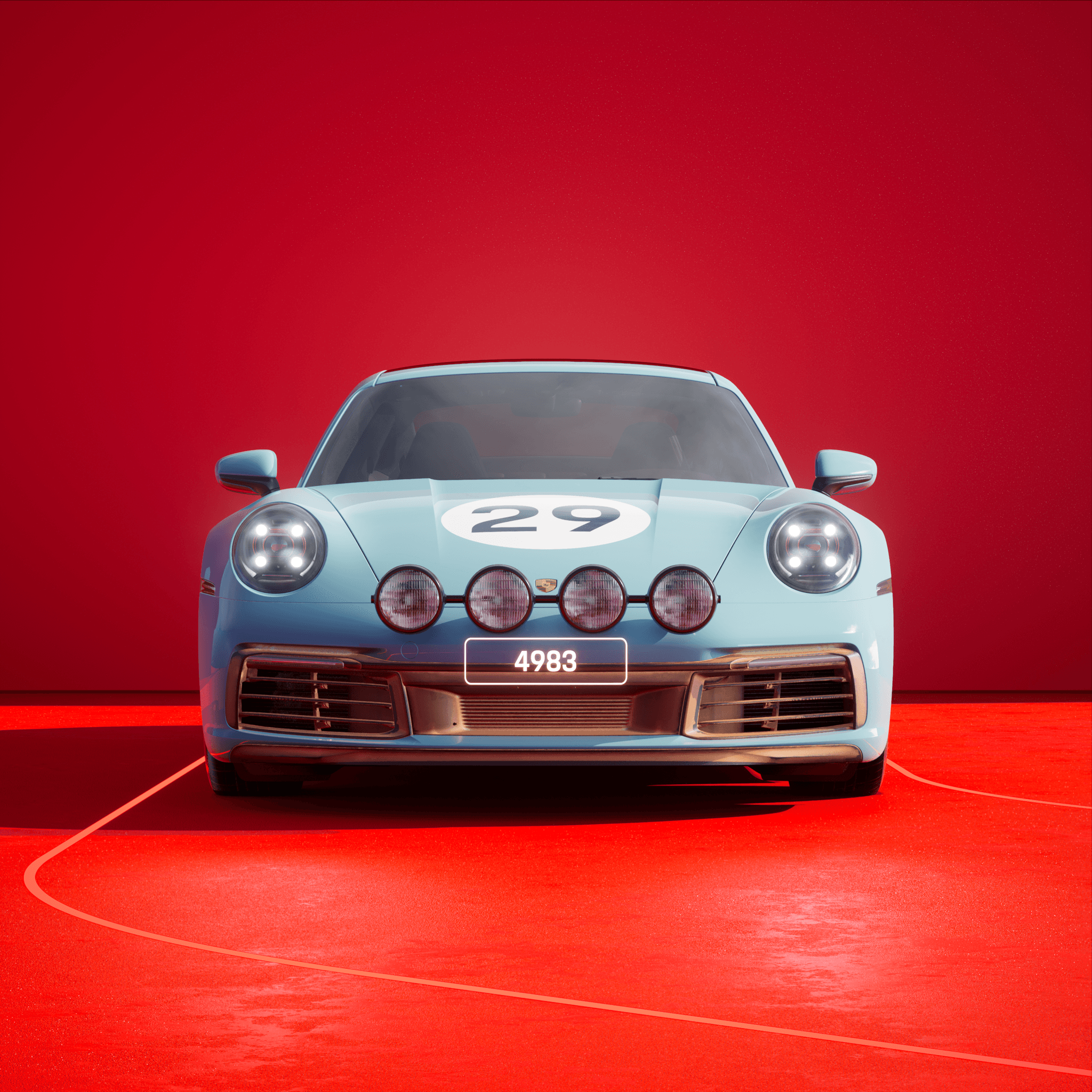 The PORSCHΞ 911 4983 image in phase