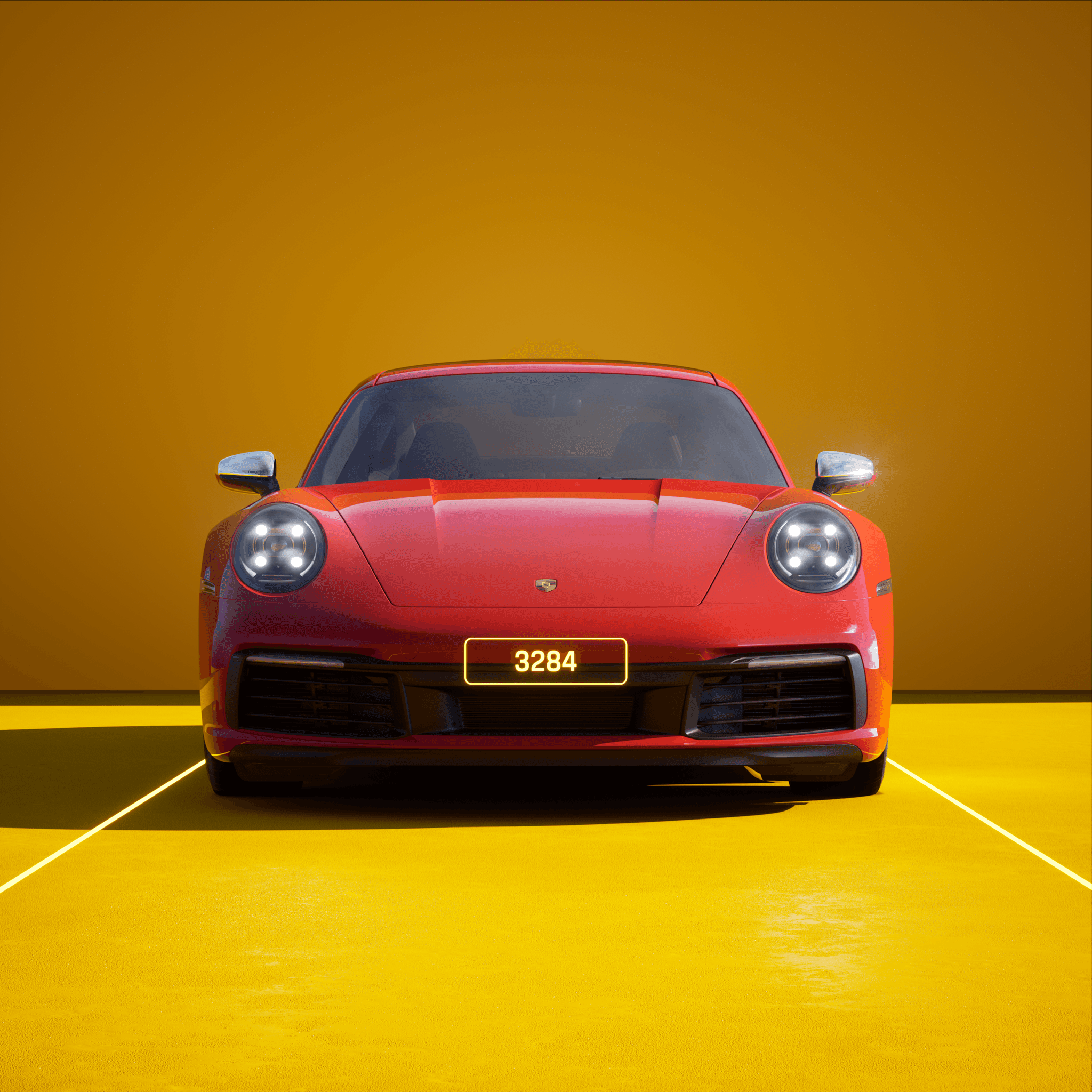 The PORSCHΞ 911 3284 image in phase
