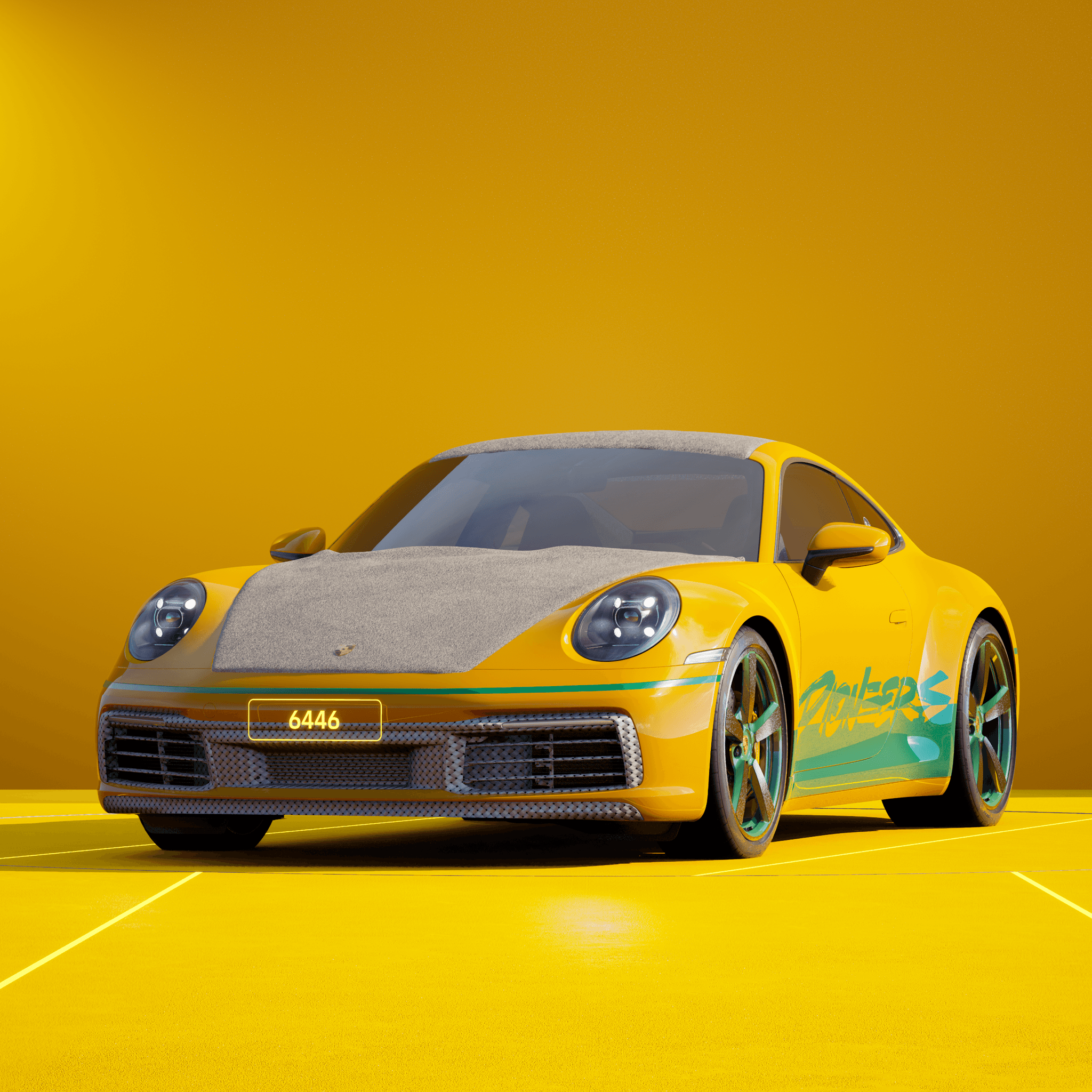 The PORSCHΞ 911 6446 image in phase