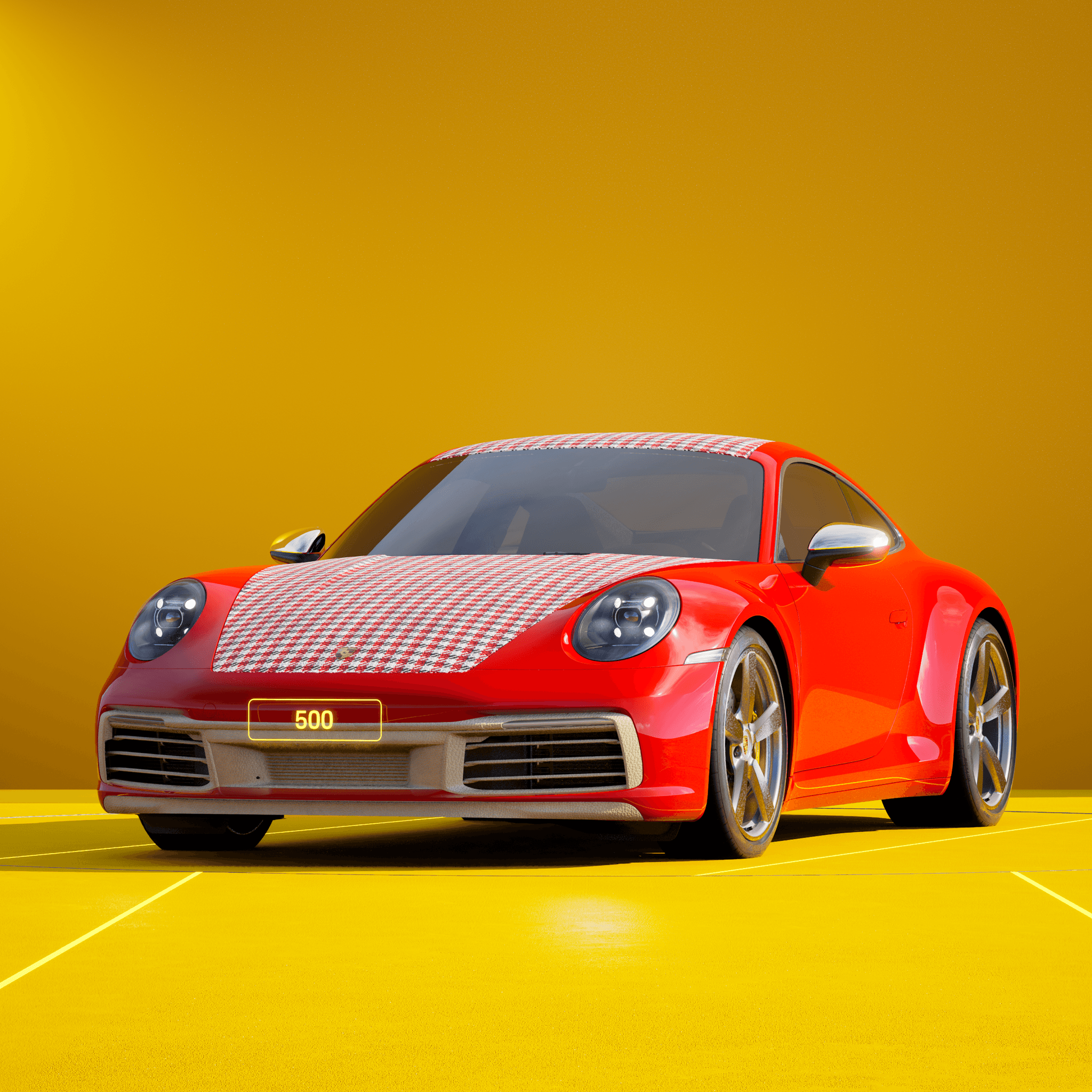 The PORSCHΞ 911 500 image in phase