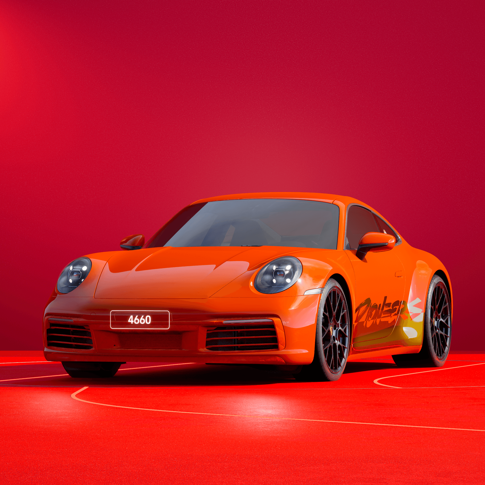 The PORSCHΞ 911 4660 image in phase