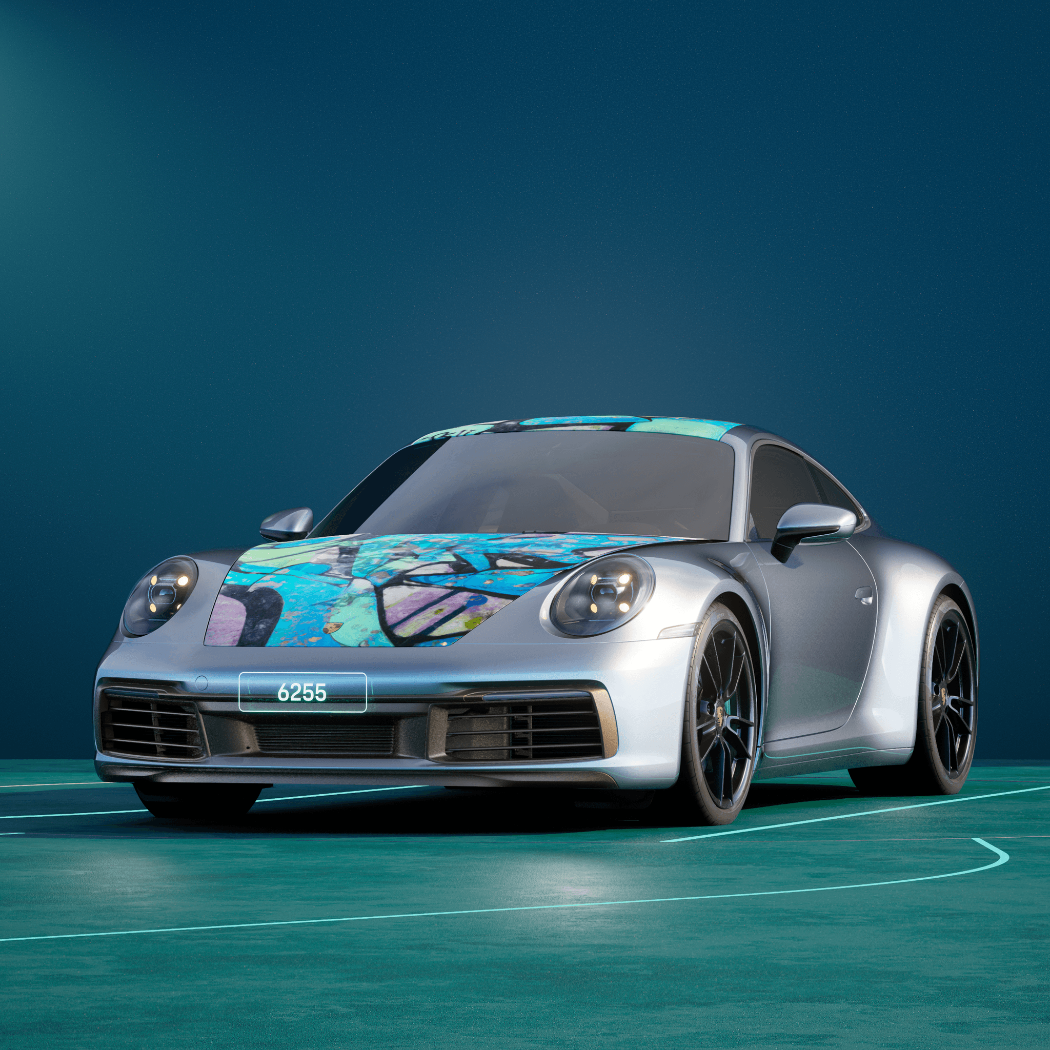 The PORSCHΞ 911 6255 image in phase