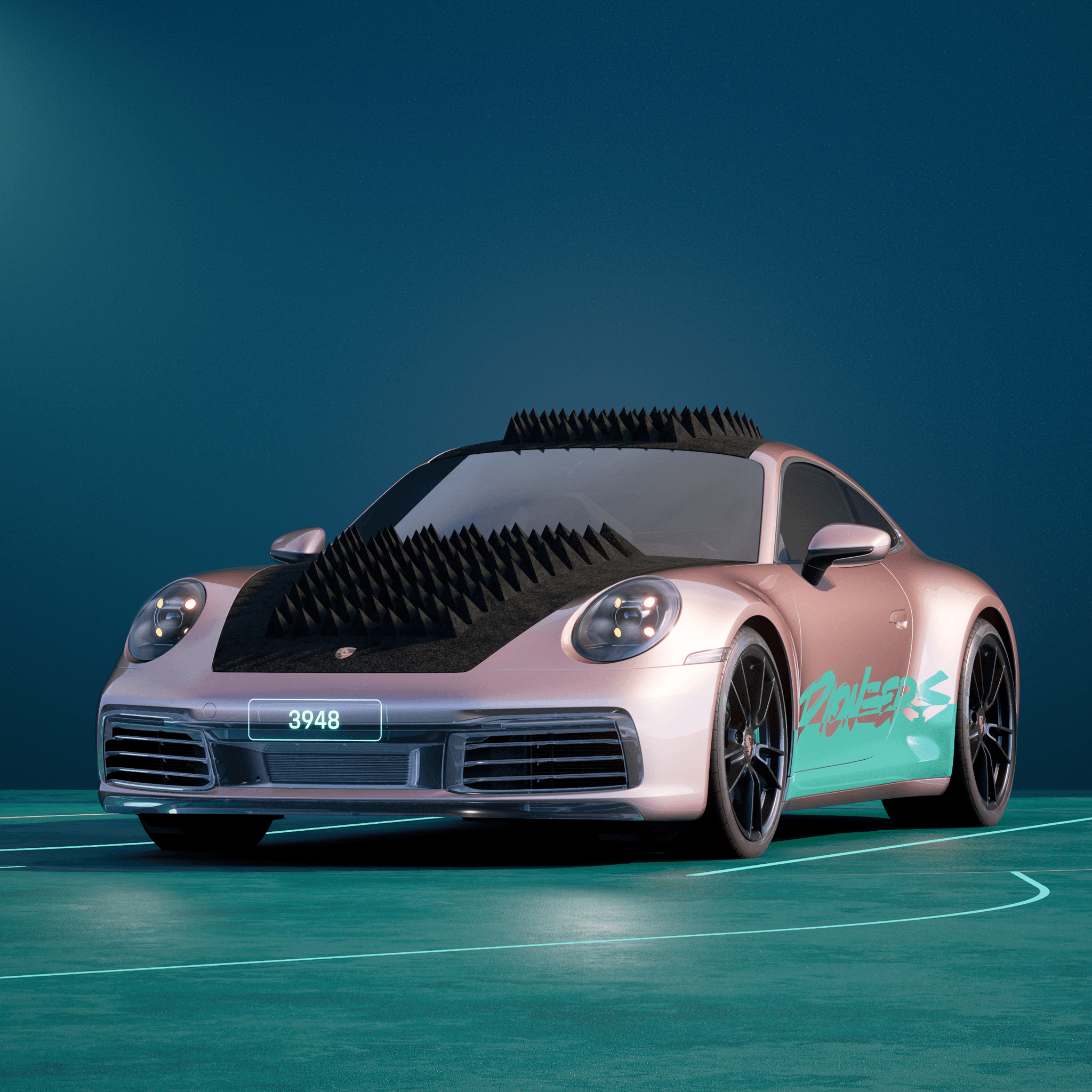 The PORSCHΞ 911 3948 image in phase