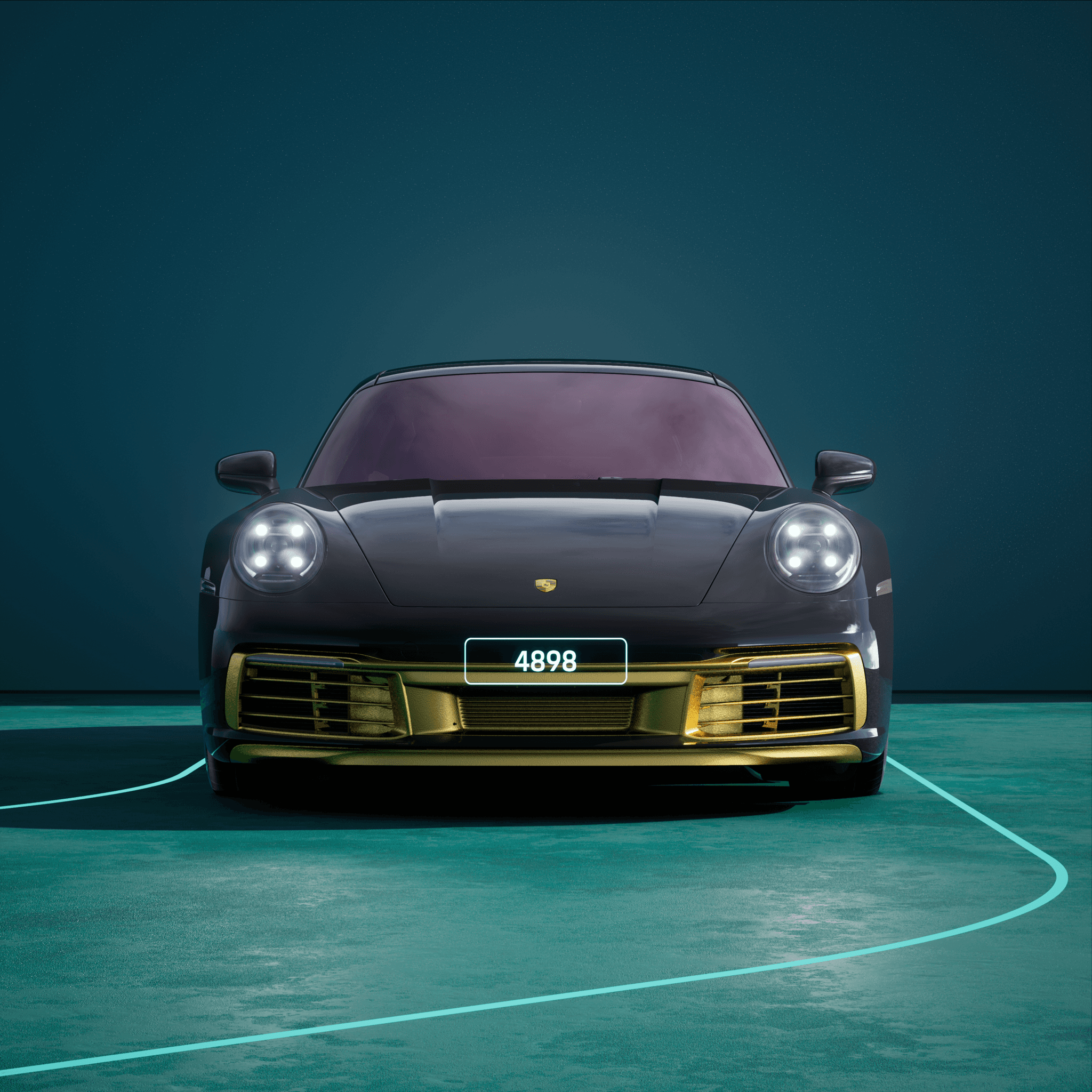The PORSCHΞ 911 4898 image in phase