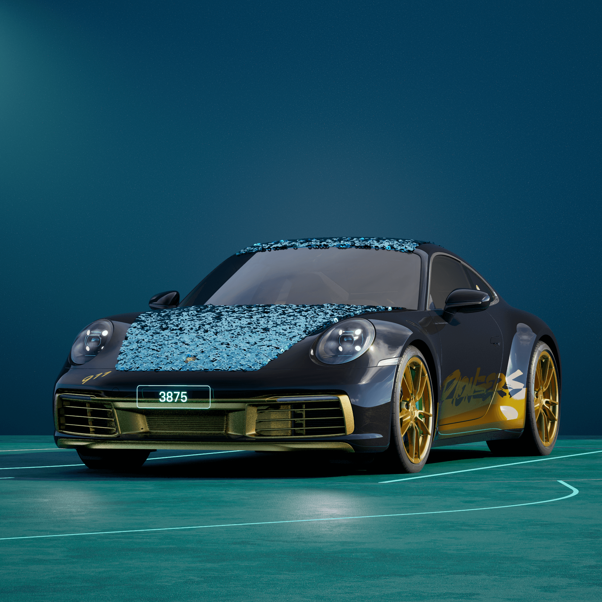The PORSCHΞ 911 3875 image in phase