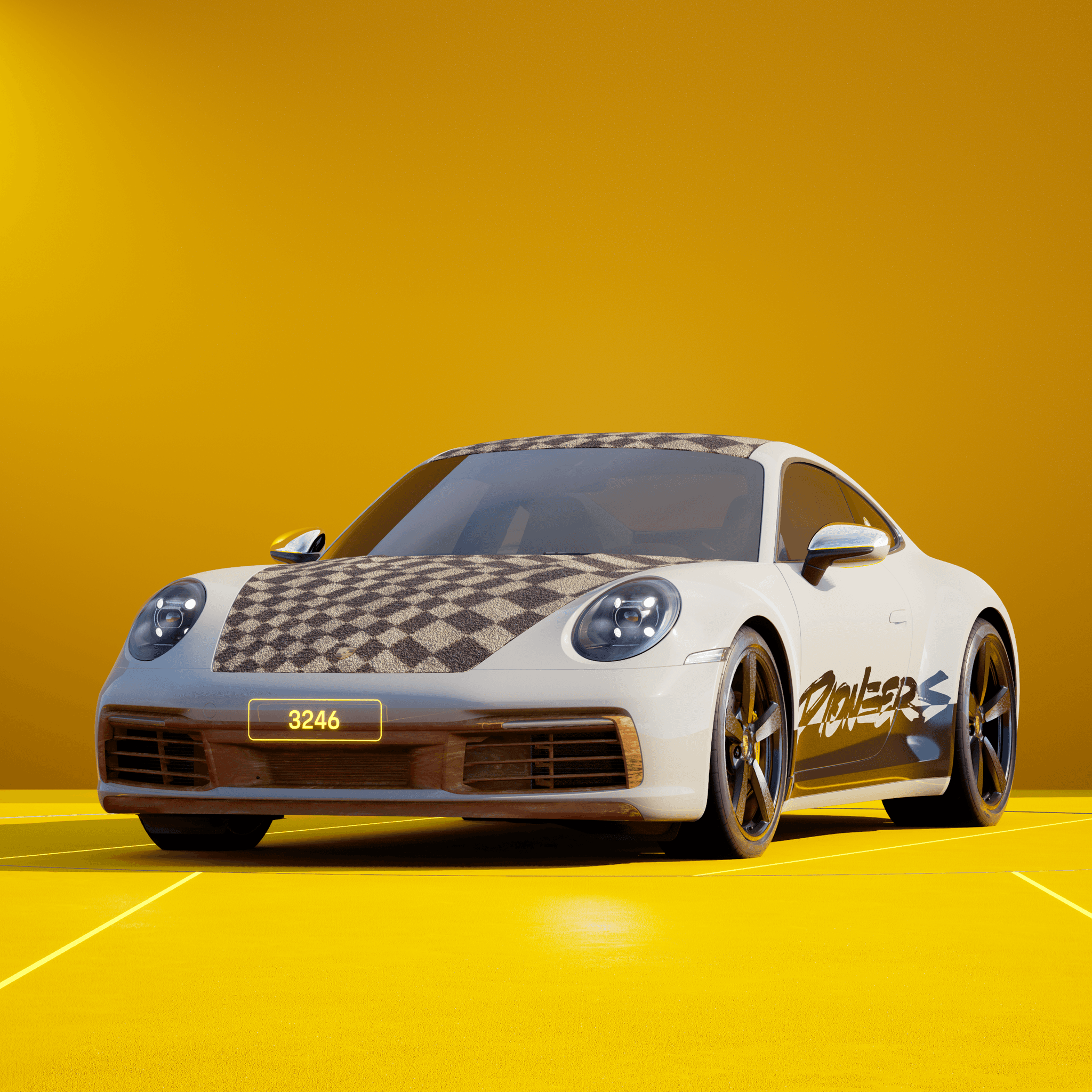 The PORSCHΞ 911 3246 image in phase