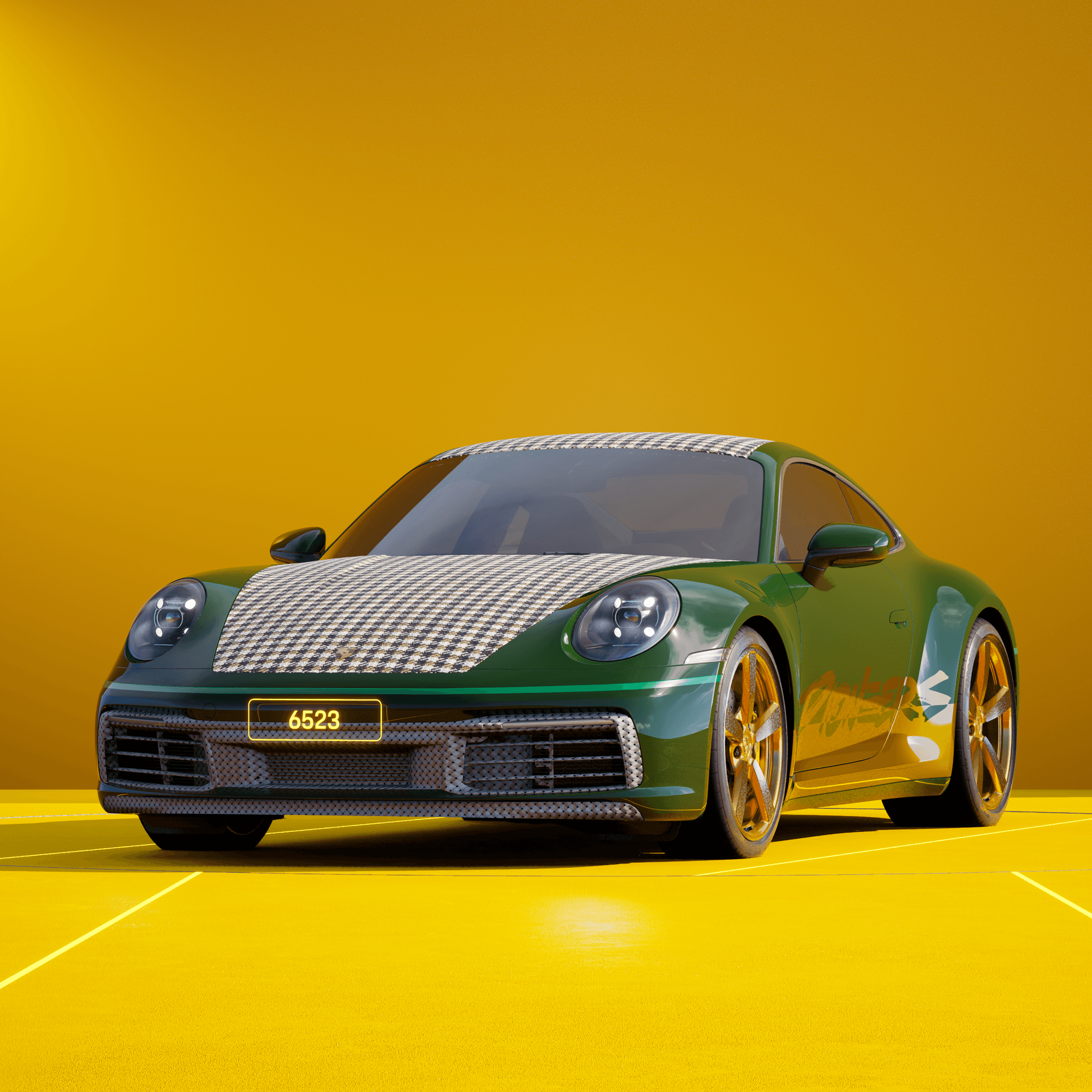 The PORSCHΞ 911 6523 image in phase