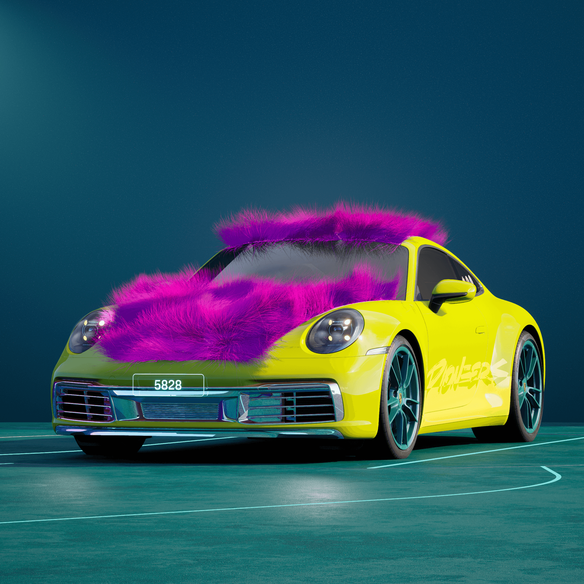 The PORSCHΞ 911 5828 image in phase