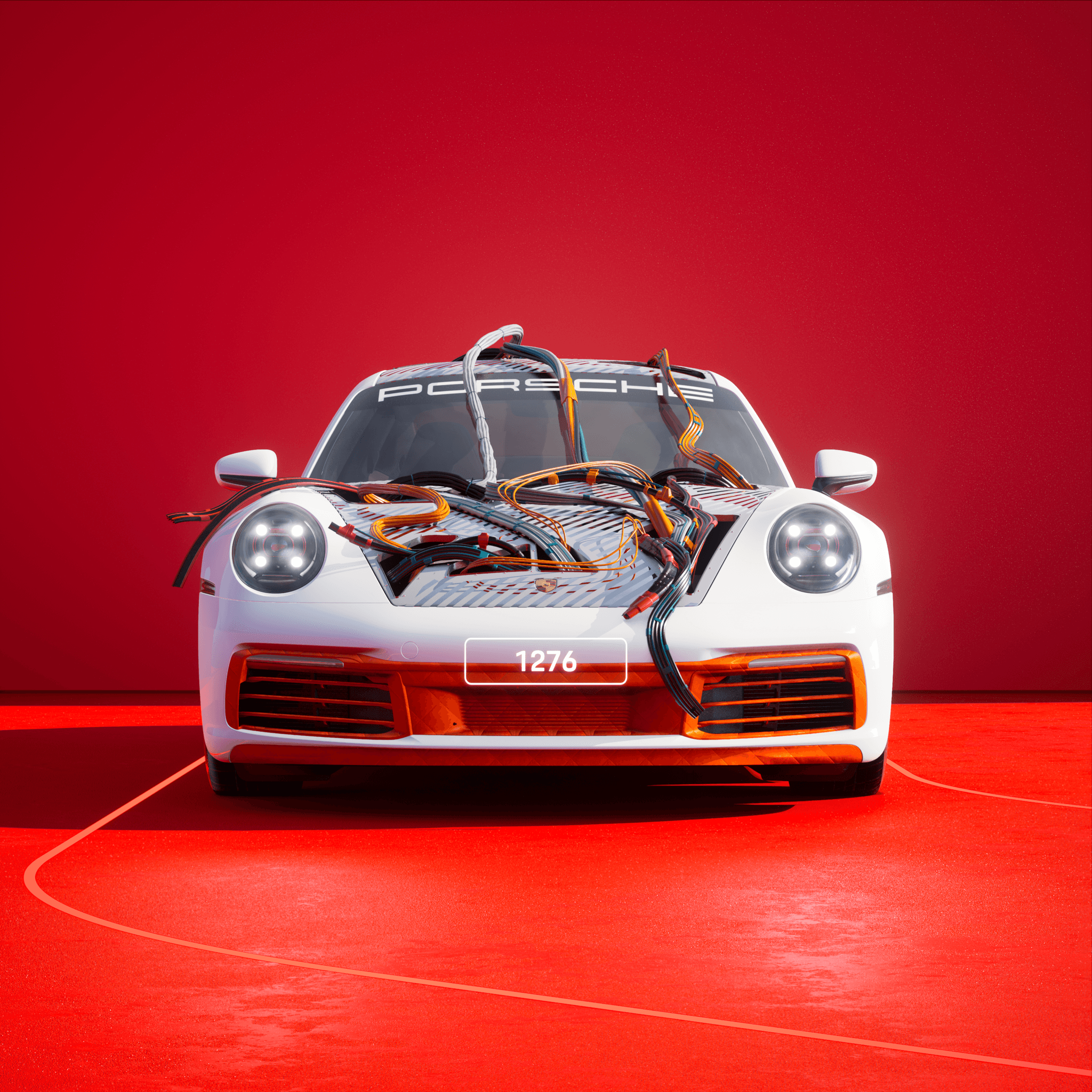 The PORSCHΞ 911 1276 image in phase