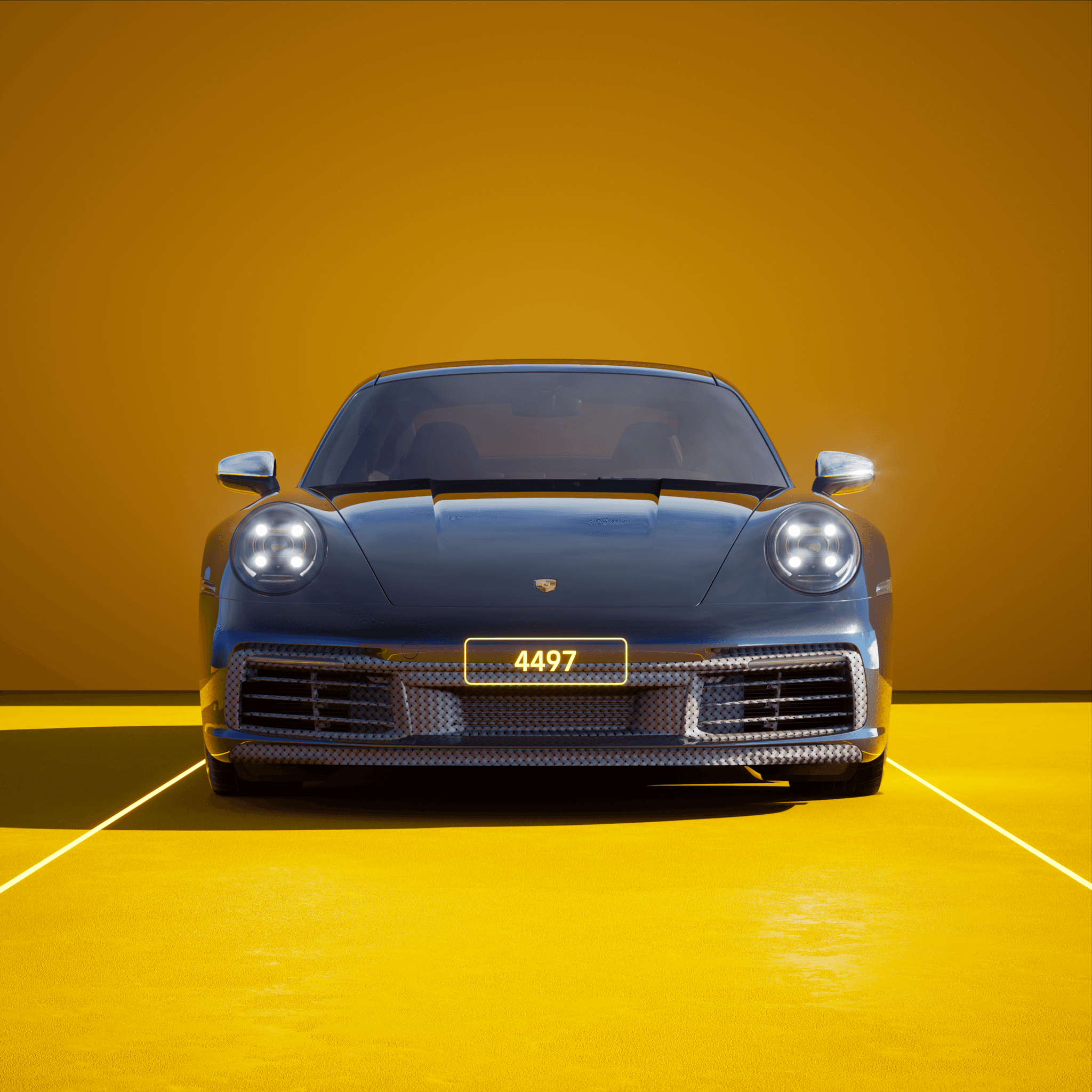 The PORSCHΞ 911 4497 image in phase