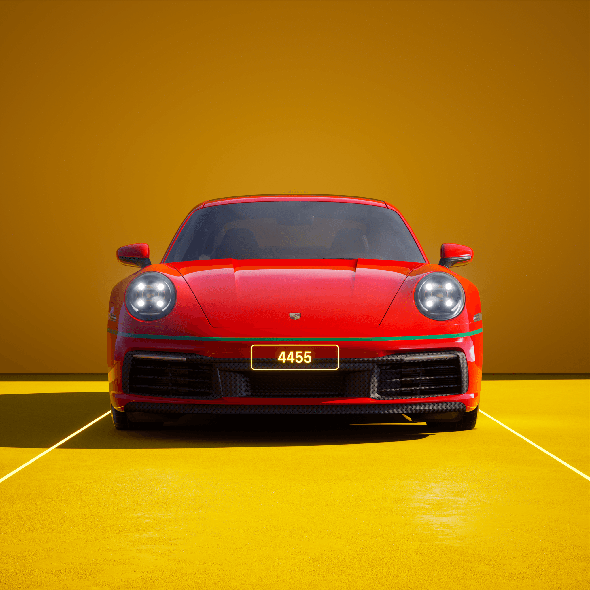 The PORSCHΞ 911 4455 image in phase