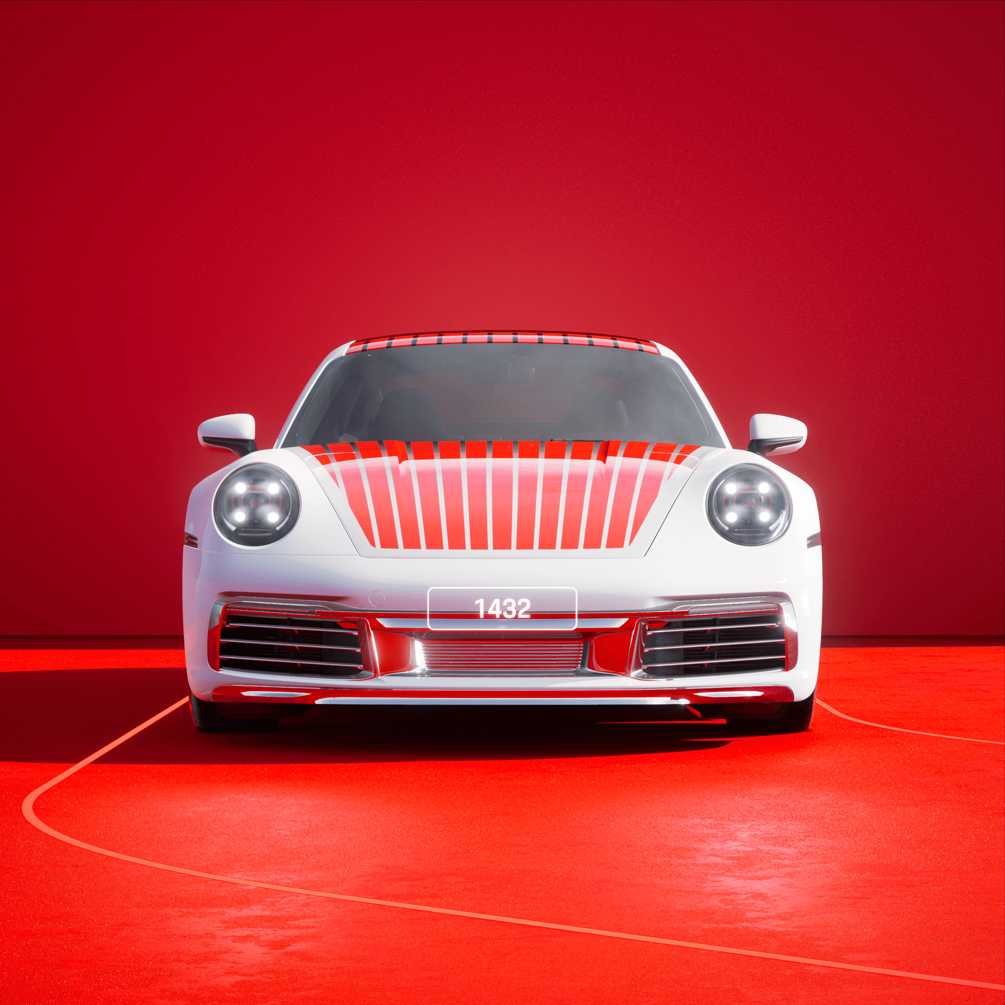 The PORSCHΞ 911 1432 image in phase