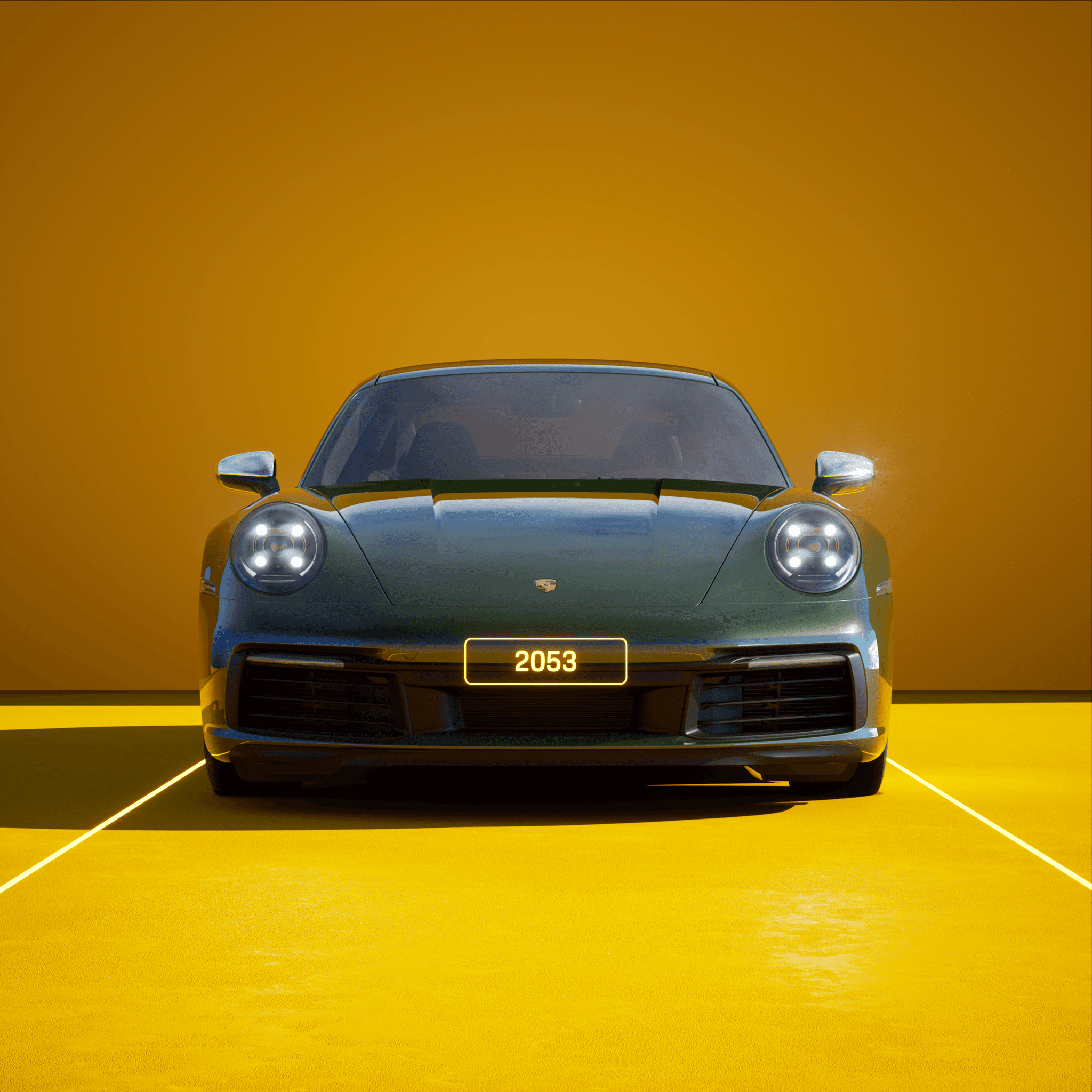 The PORSCHΞ 911 2053 image in phase