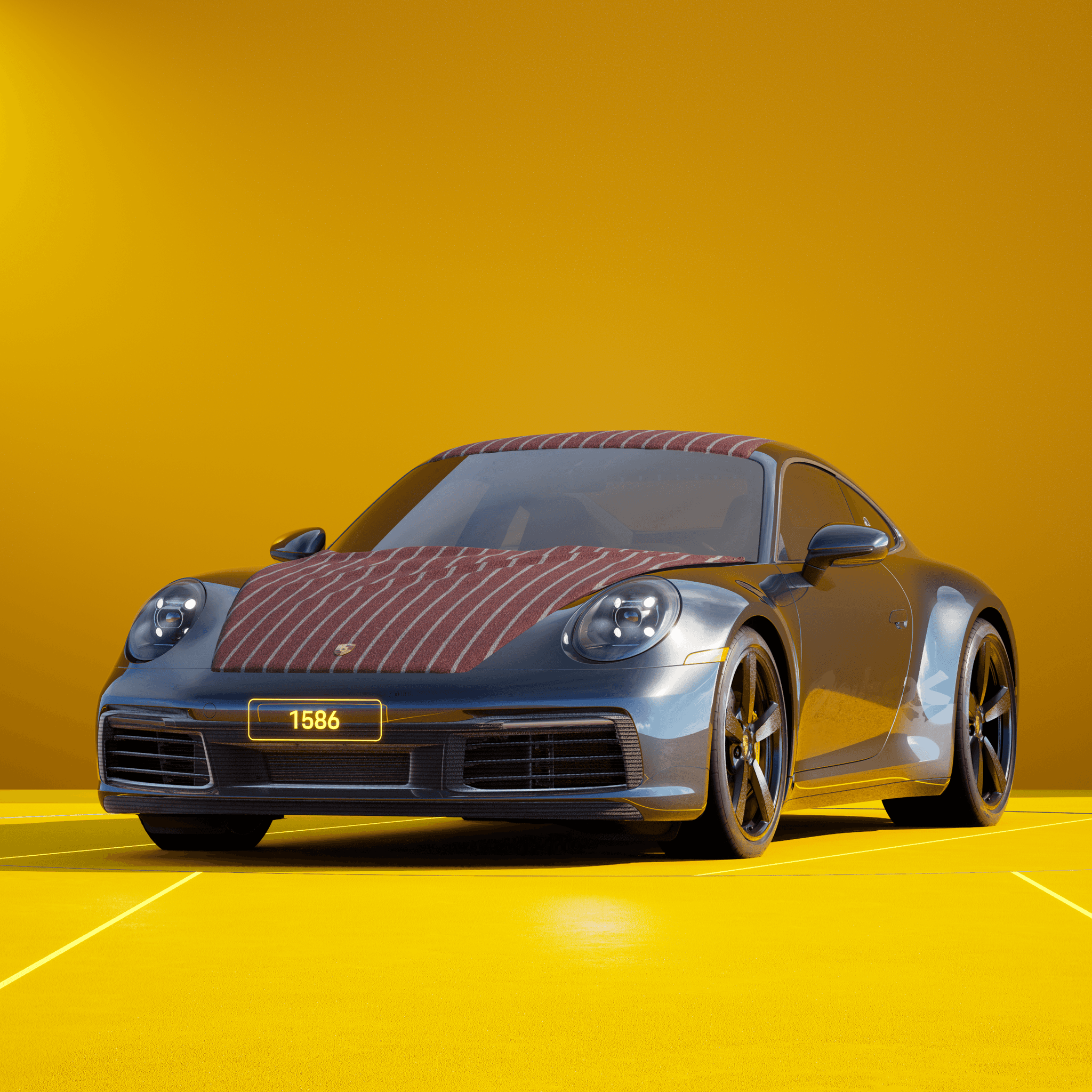 The PORSCHΞ 911 1586 image in phase