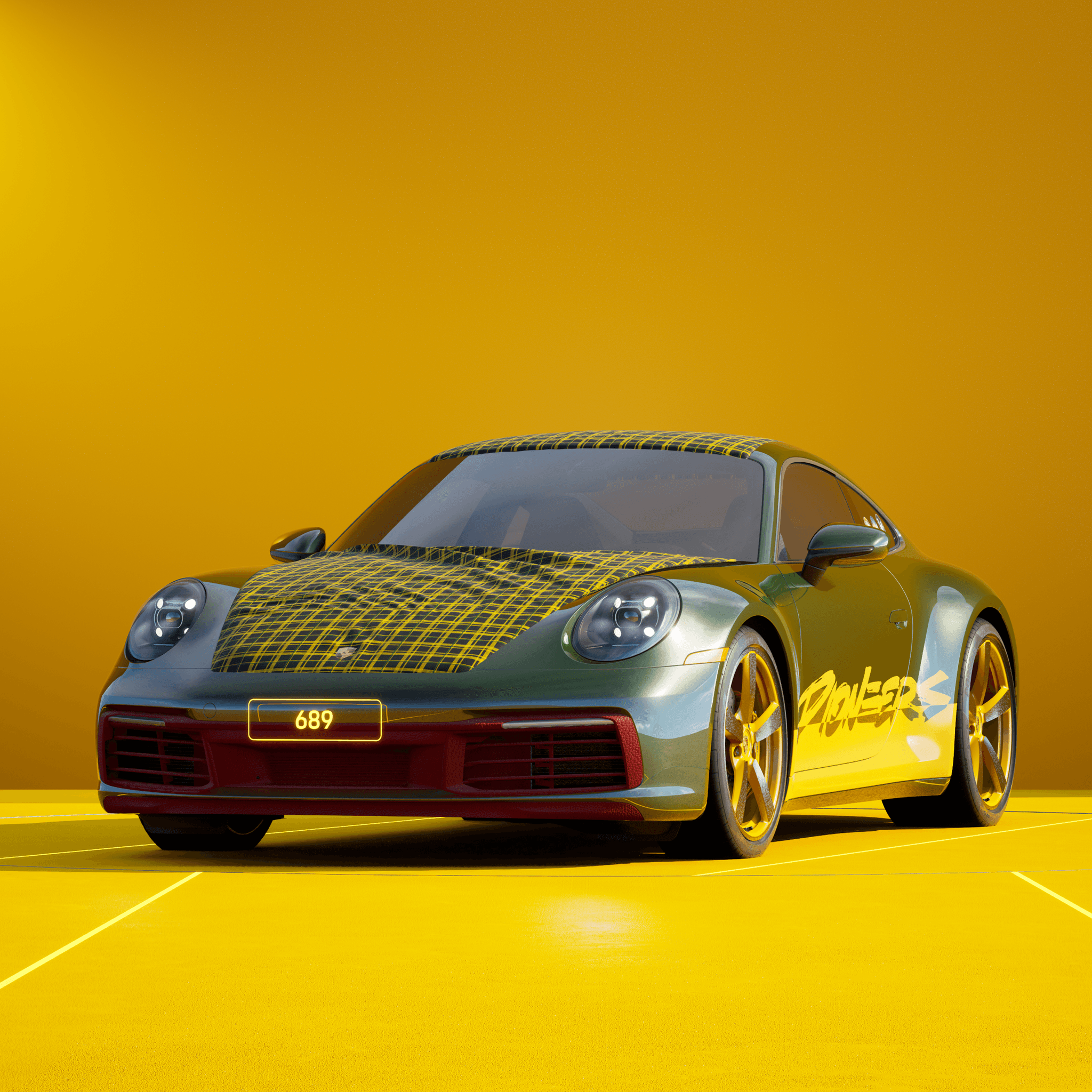 The PORSCHΞ 911 689 image in phase