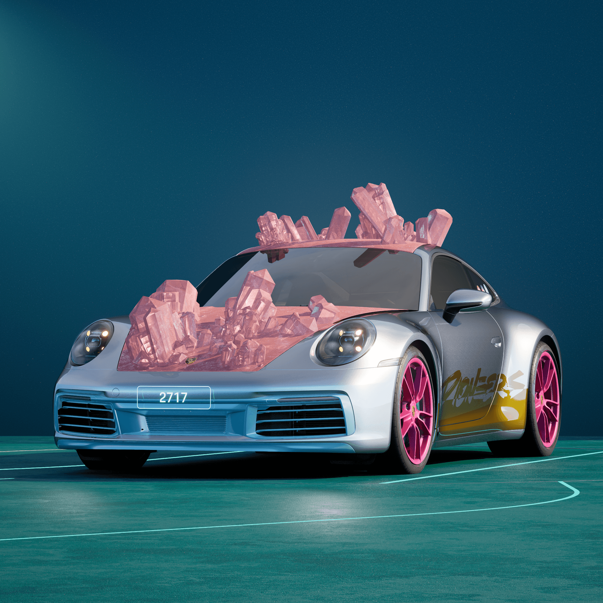 The PORSCHΞ 911 2717 image in phase