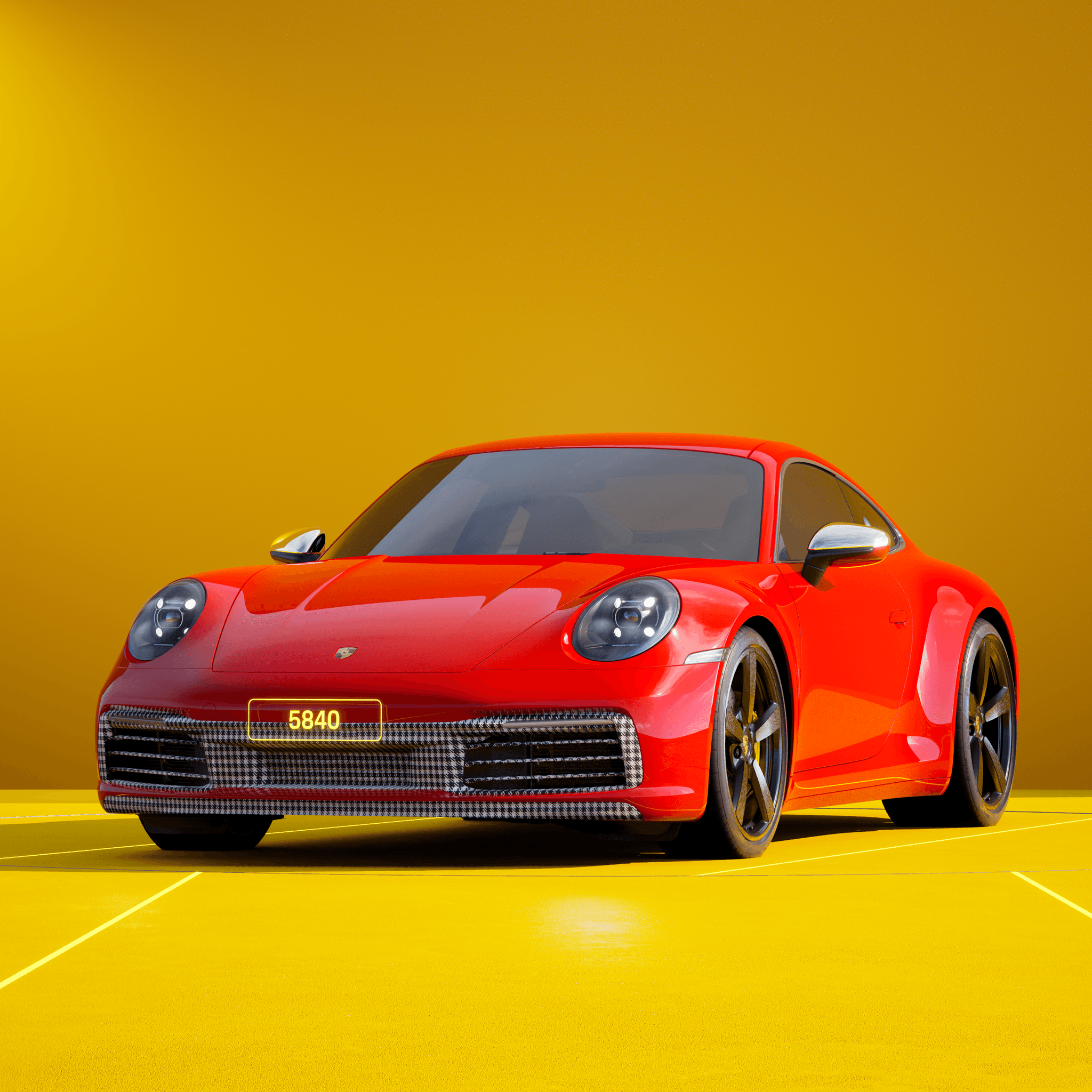 The PORSCHΞ 911 5840 image in phase