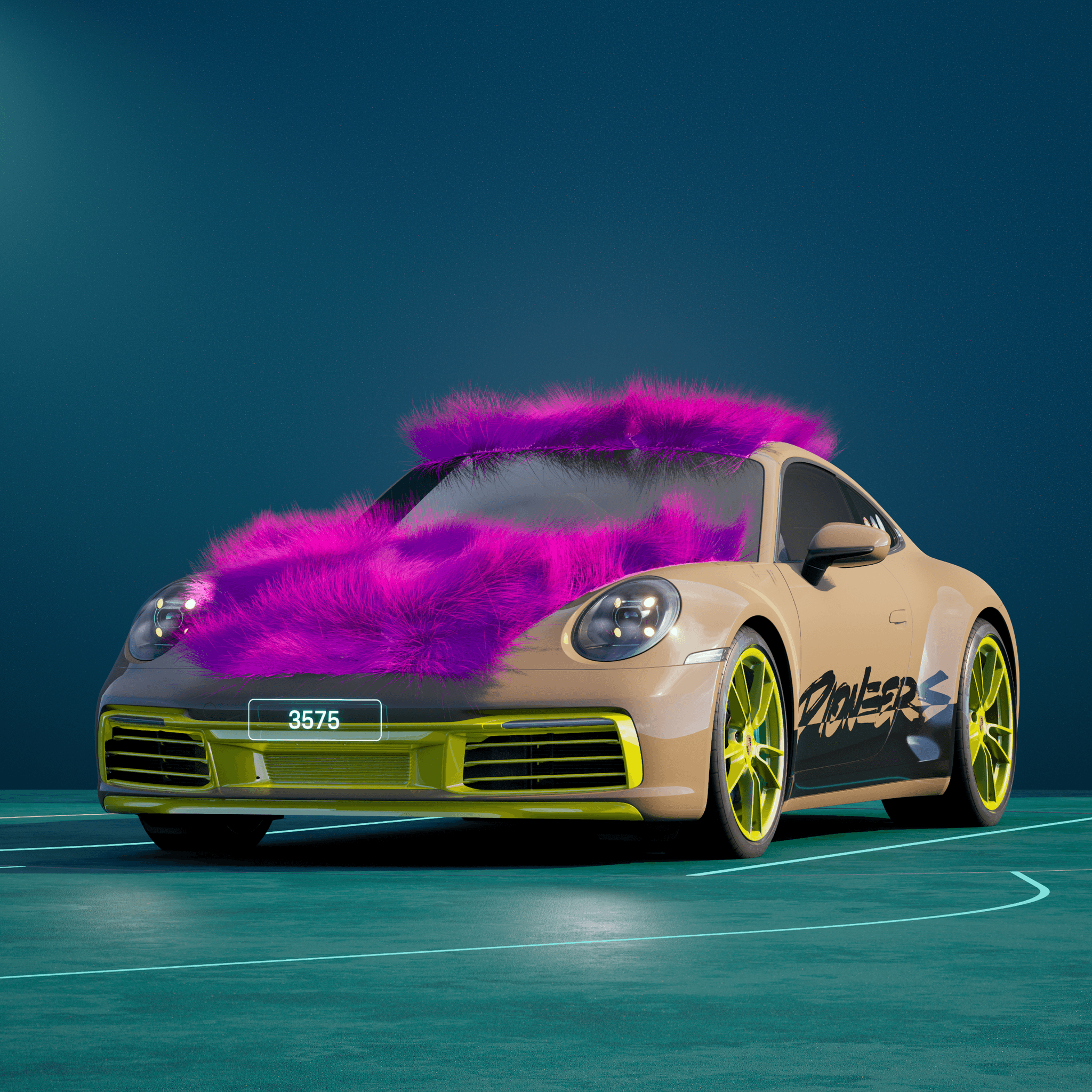 The PORSCHΞ 911 3575 image in phase