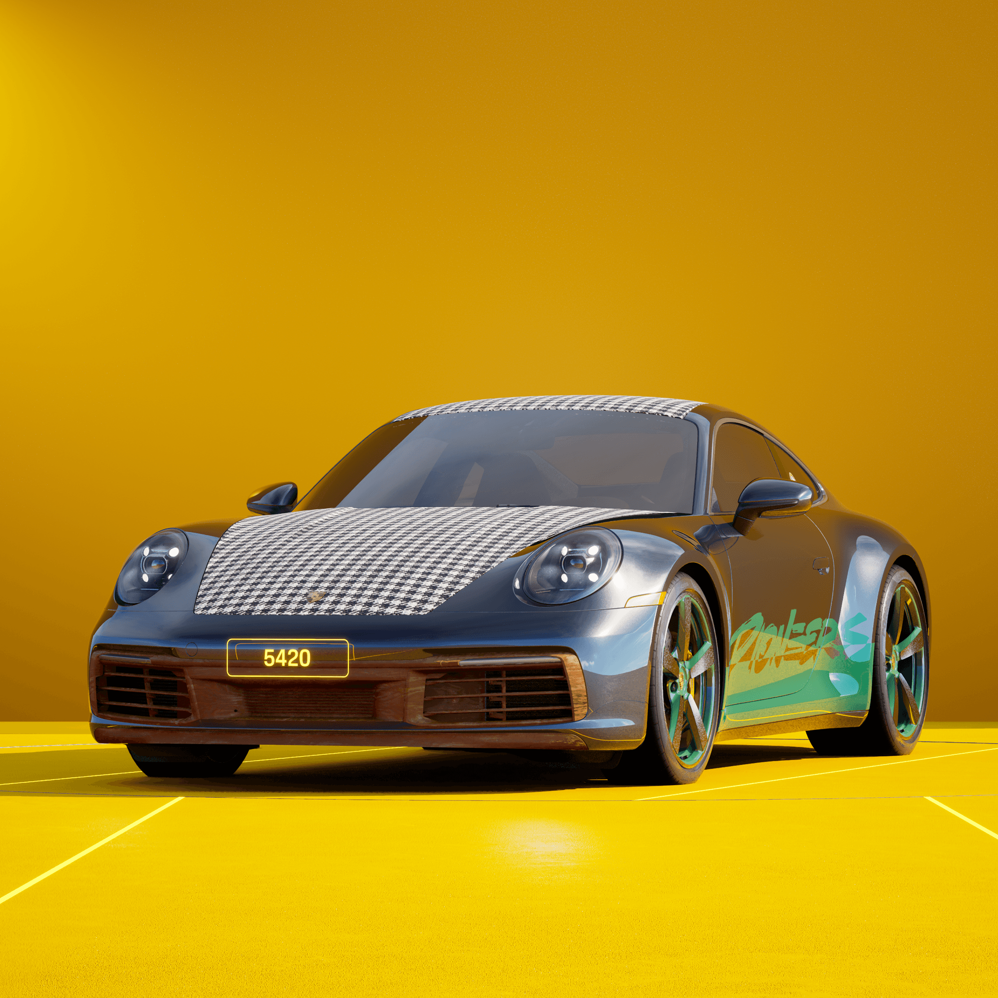 The PORSCHΞ 911 5420 image in phase