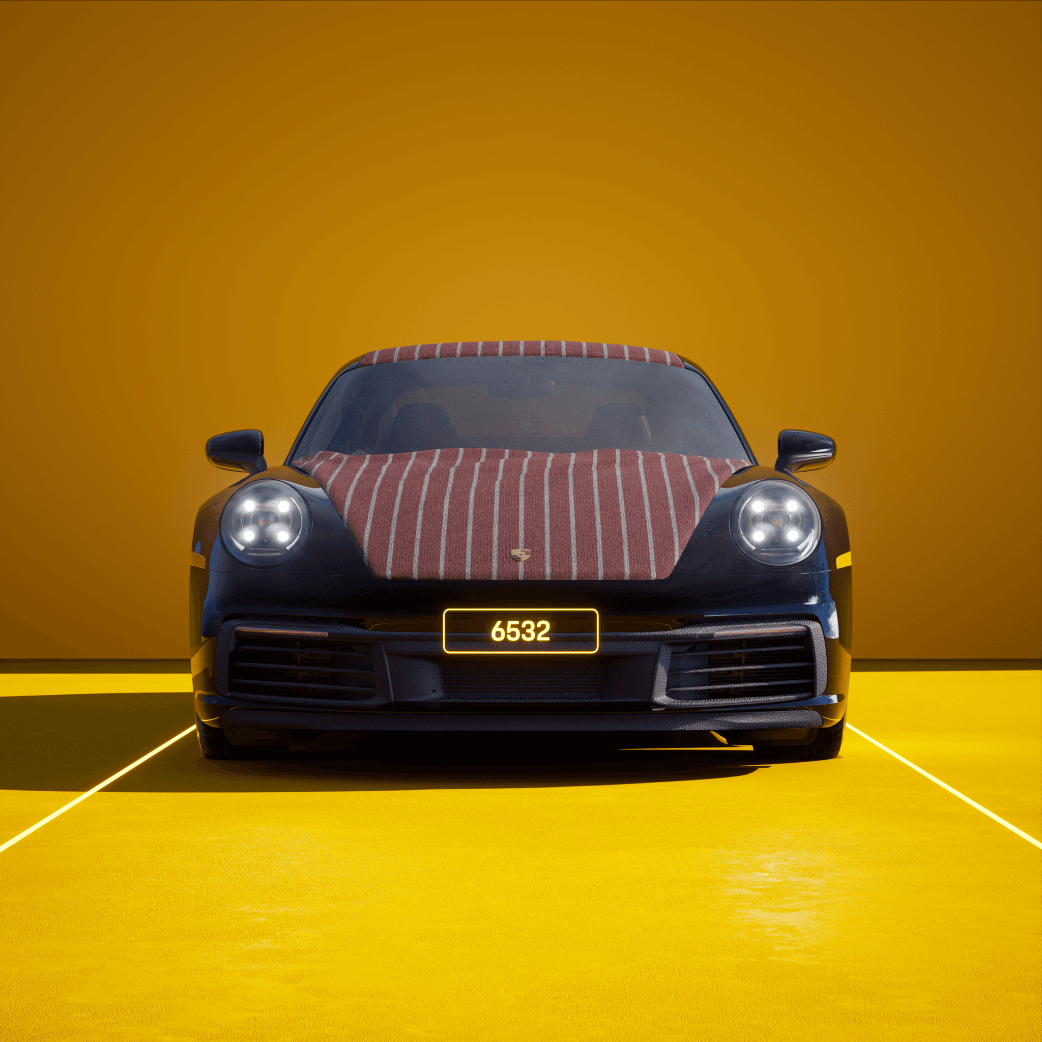 The PORSCHΞ 911 6532 image in phase